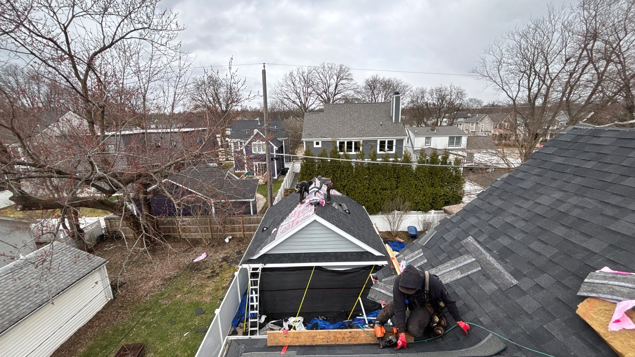 Roof Replacement using Owens Corning Duration Flex by 180 Contractors