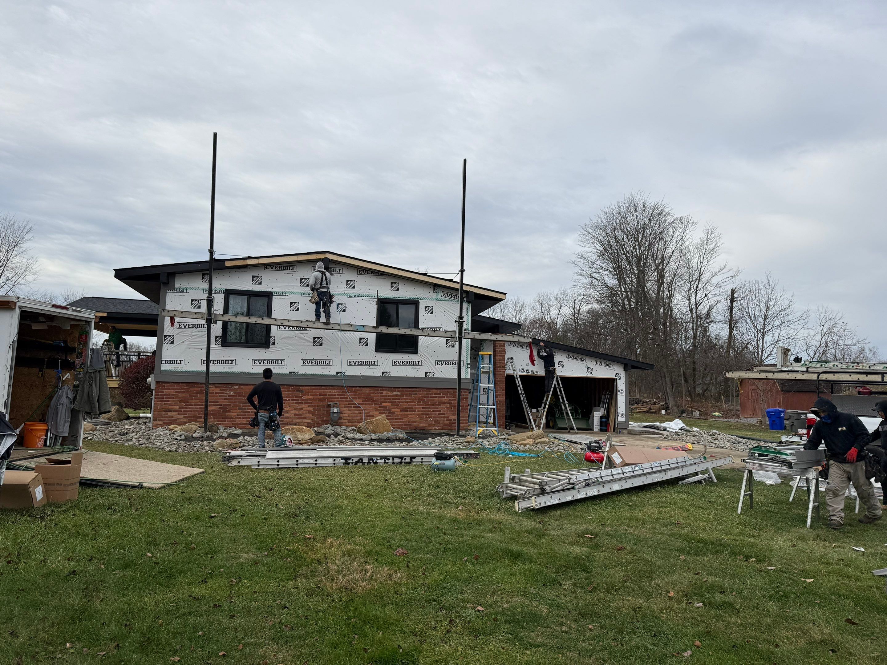Full exterior Remodel by Cousins Roofing Siding & Decks
