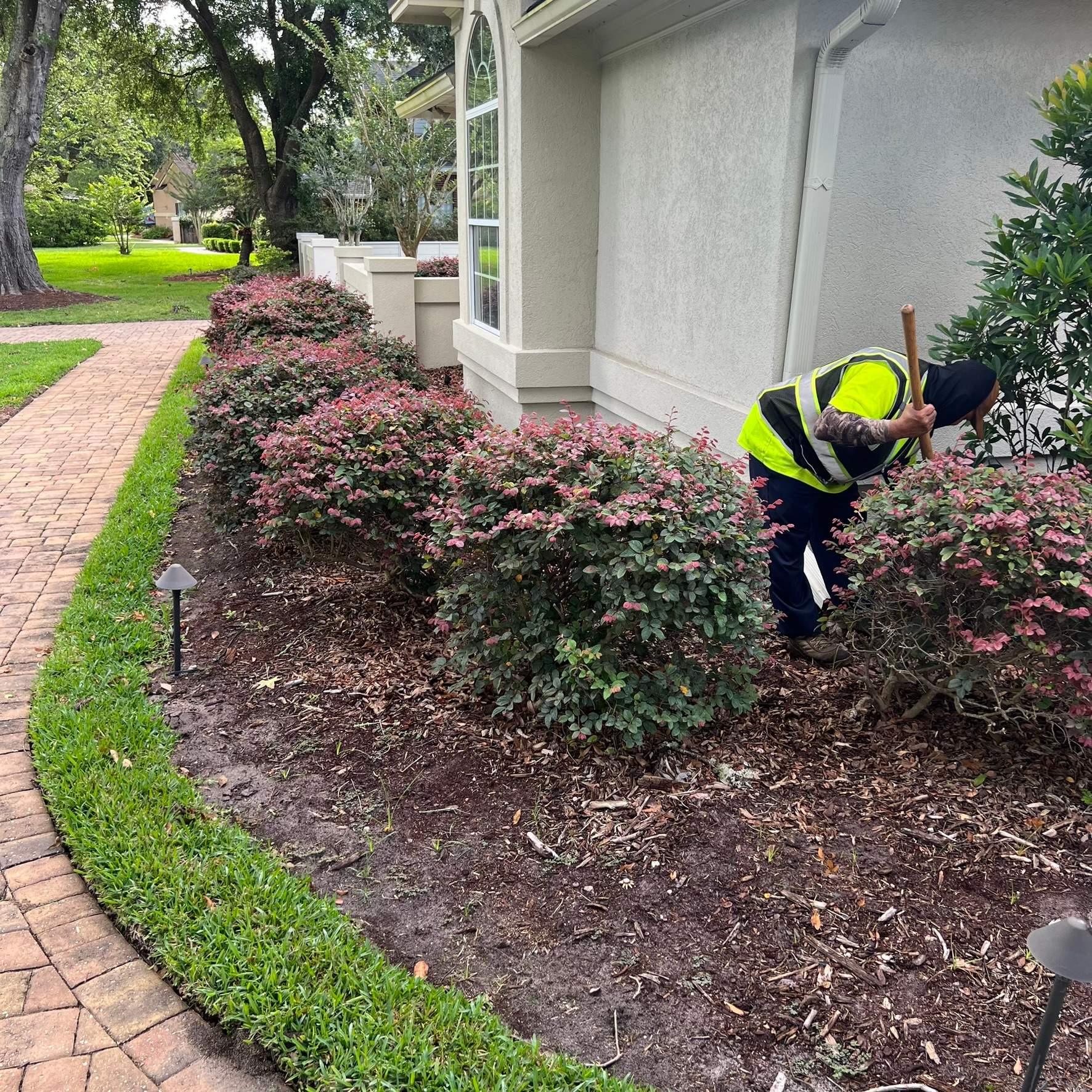 Plant & Mulch Installation | Deerwood Country Club by ProGreen Services