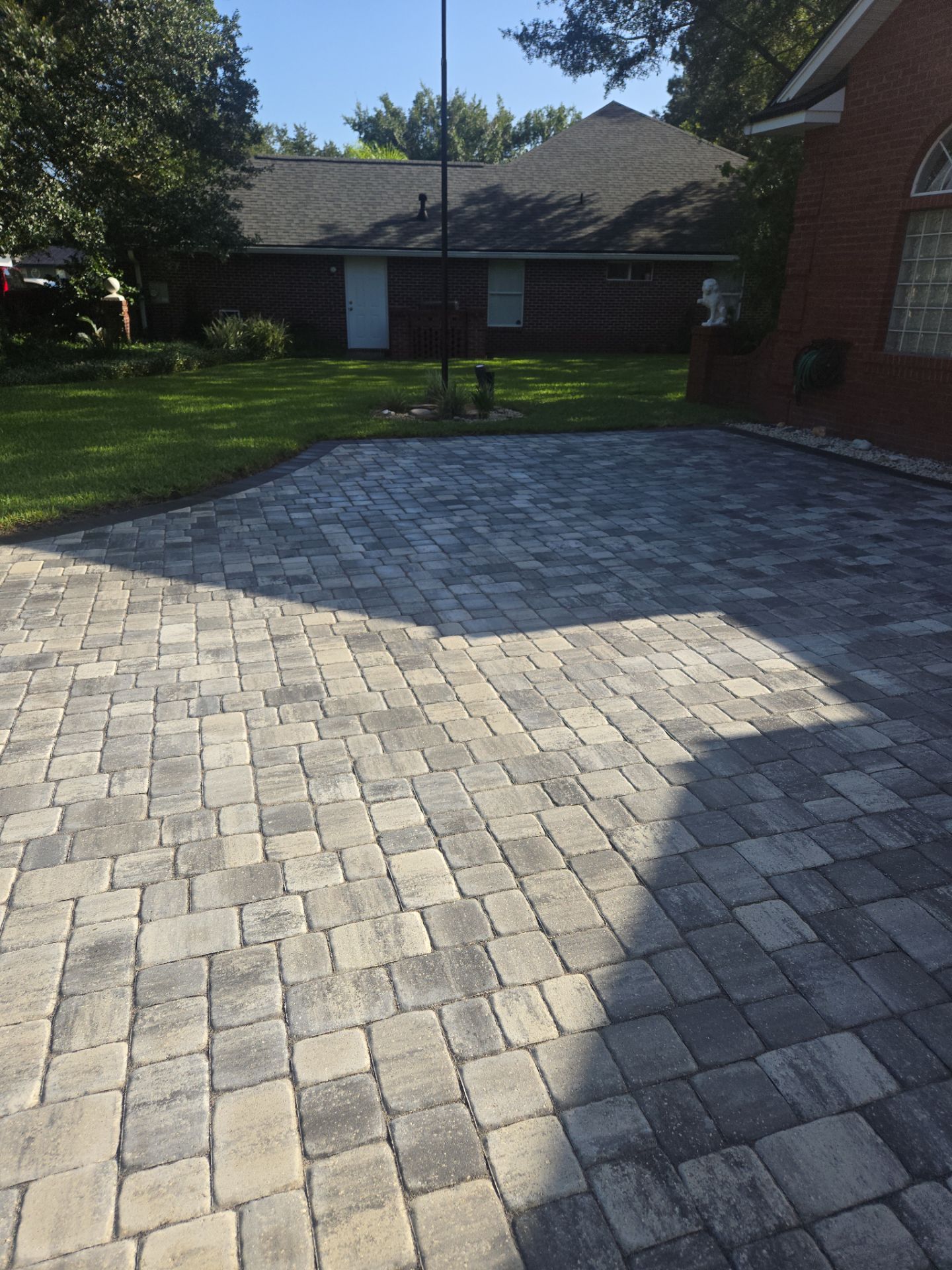 Paver Driveway using Concrete Sealant by DuraSeal