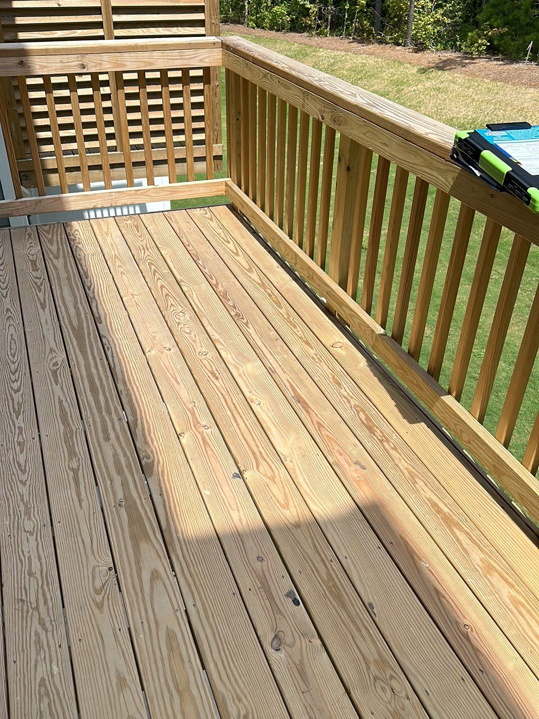 Coated Deck using Wood Sealant by DuraSeal
