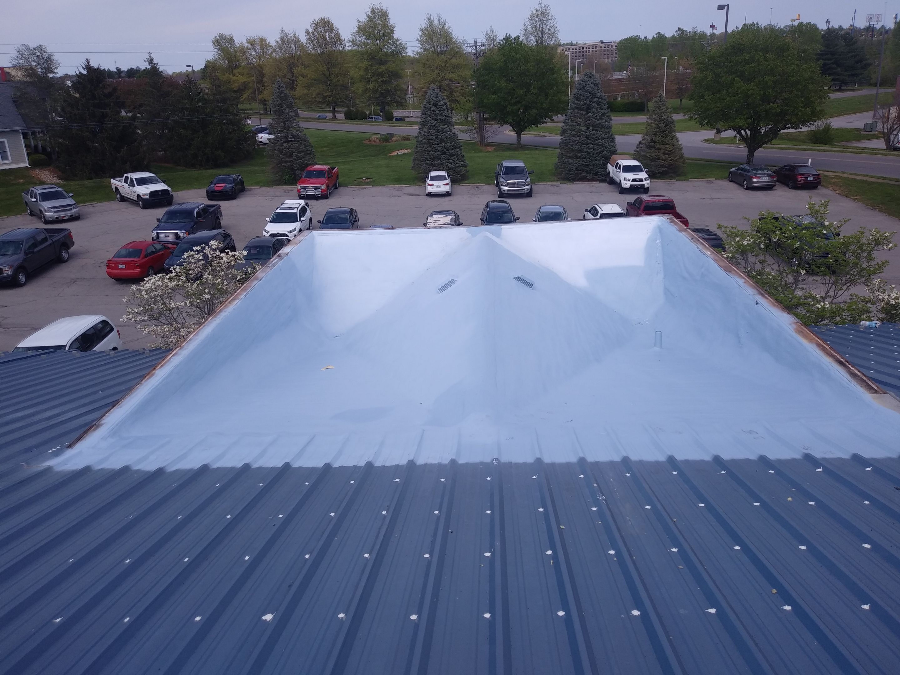 SPF Foam and Coatings using Conklin by Kentucky Commercial Roofing
