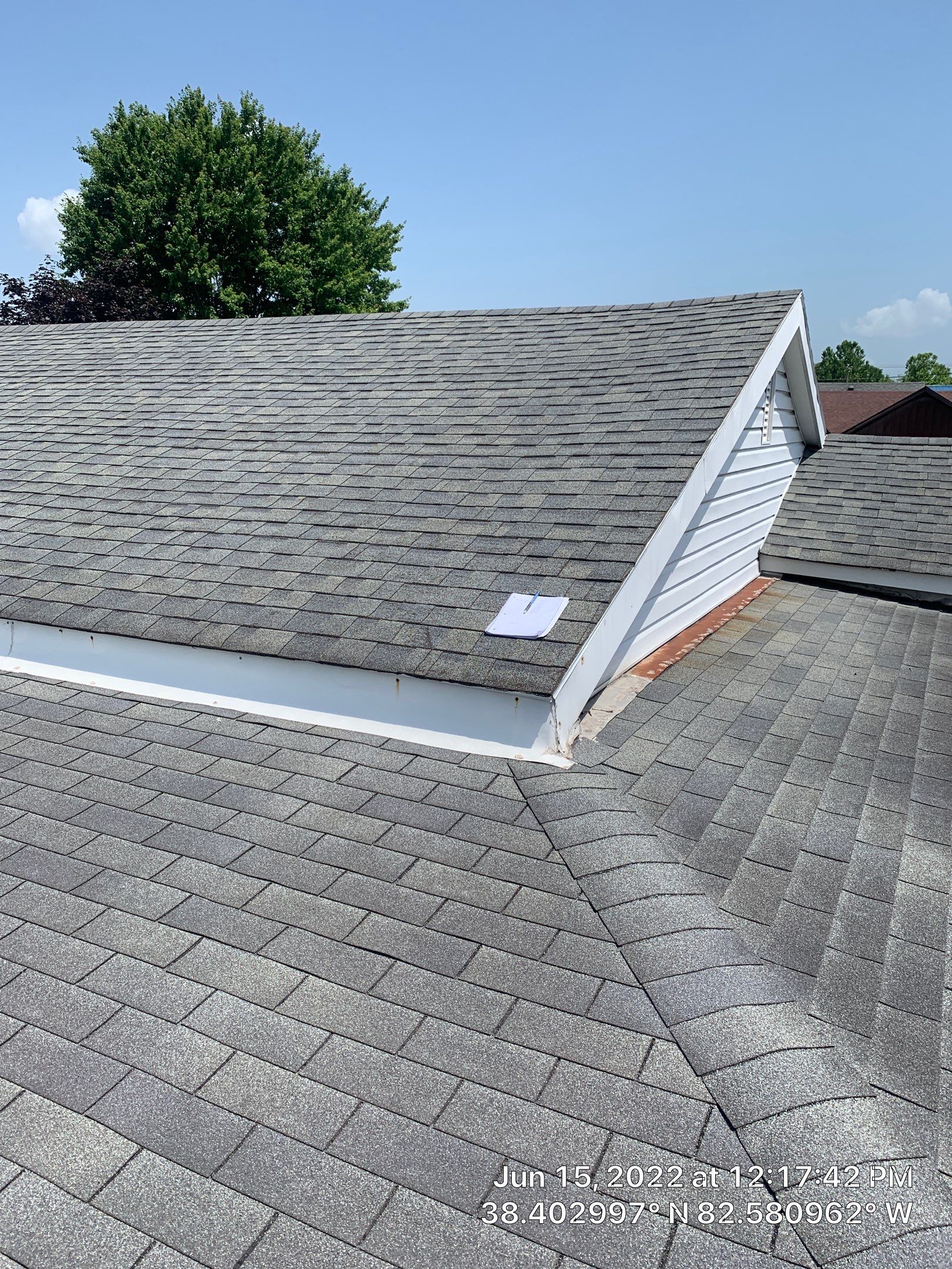 Residential Roofing Installation using Certainteed Landmark Shingles Colonial Slate Color by Secure Construction Company Inc