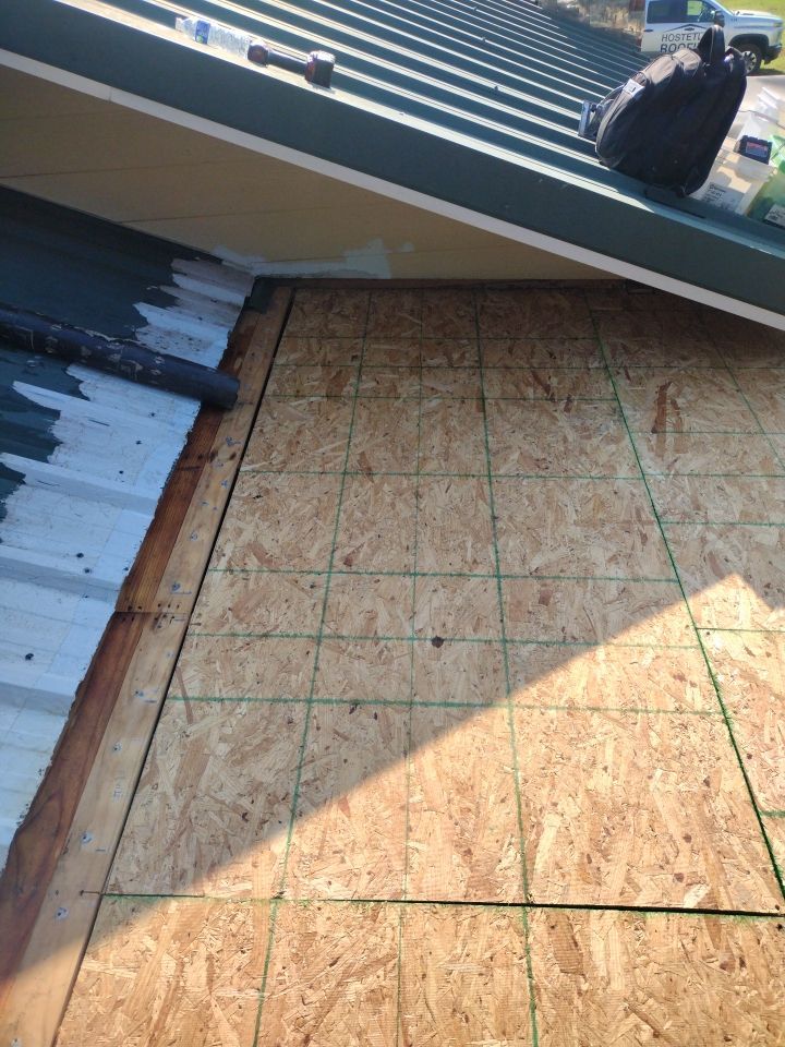 Residential Flat Roof Replacment: IB PVC by Hostetler Roofing