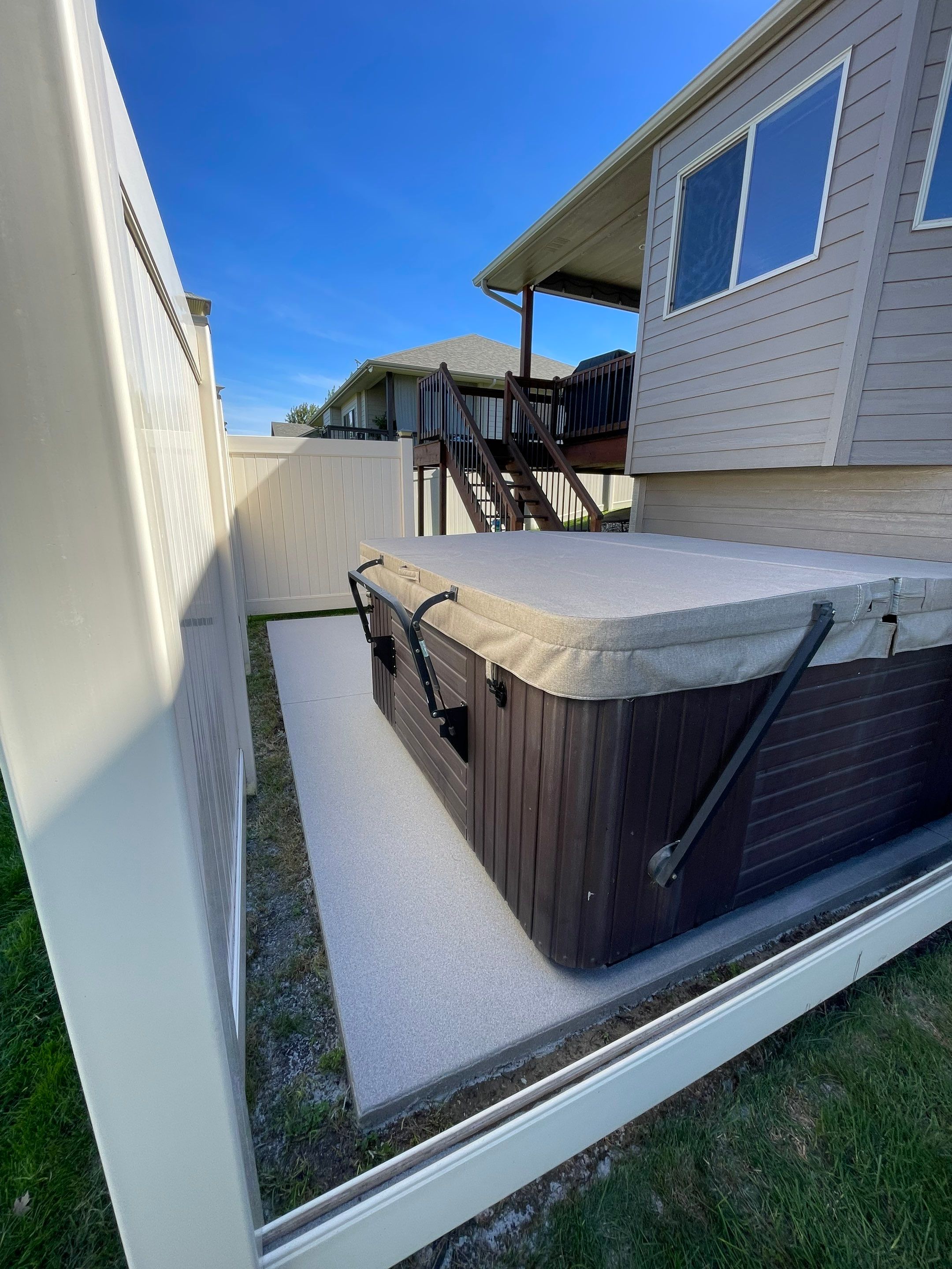 Garage and Patio Concrete Coatings in Sioux Falls by Select Painting, Coatings & Garage Cabinets