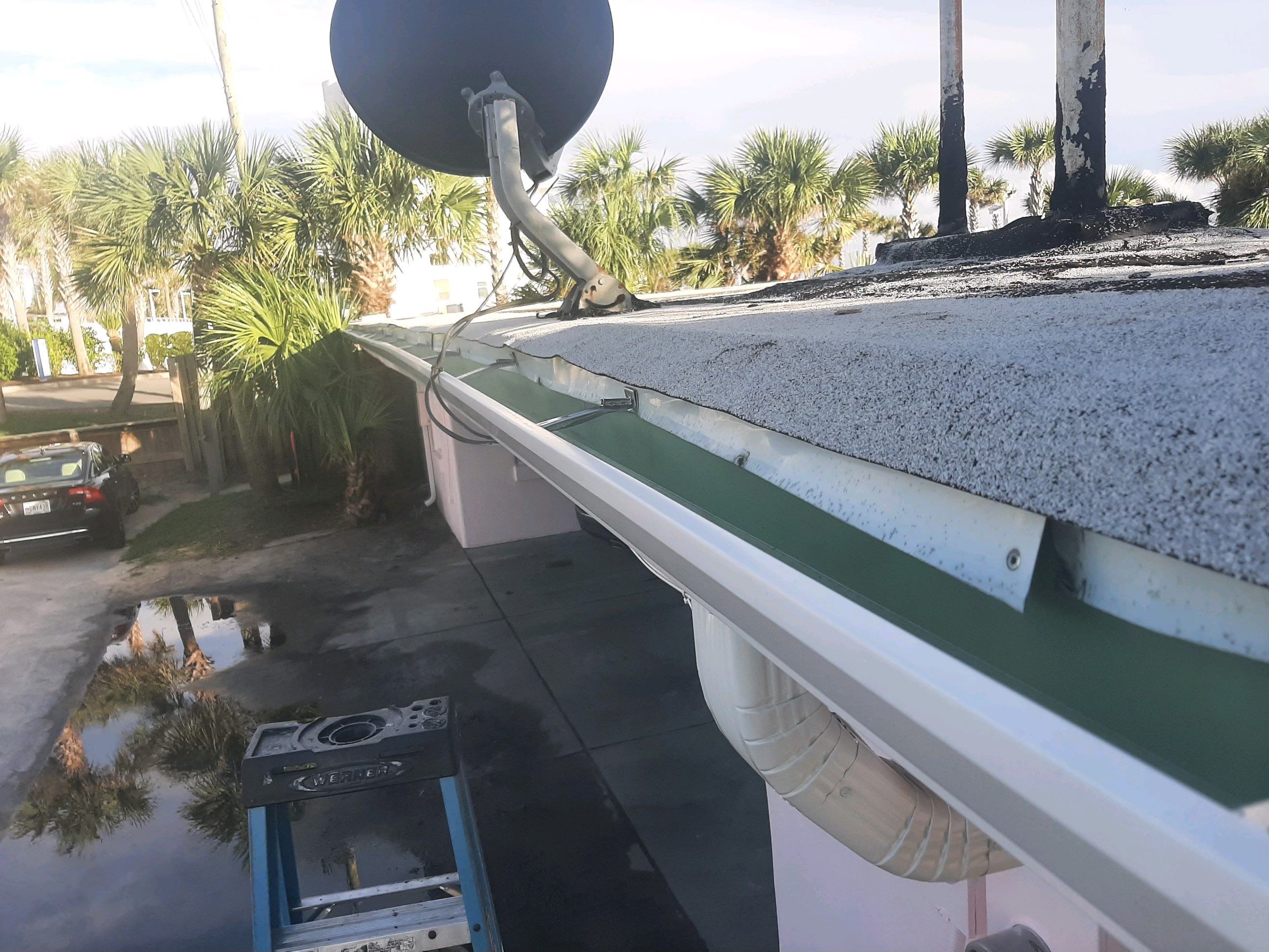 Gutter Installation using K-Style Seamless Gutters by Gutter Professors