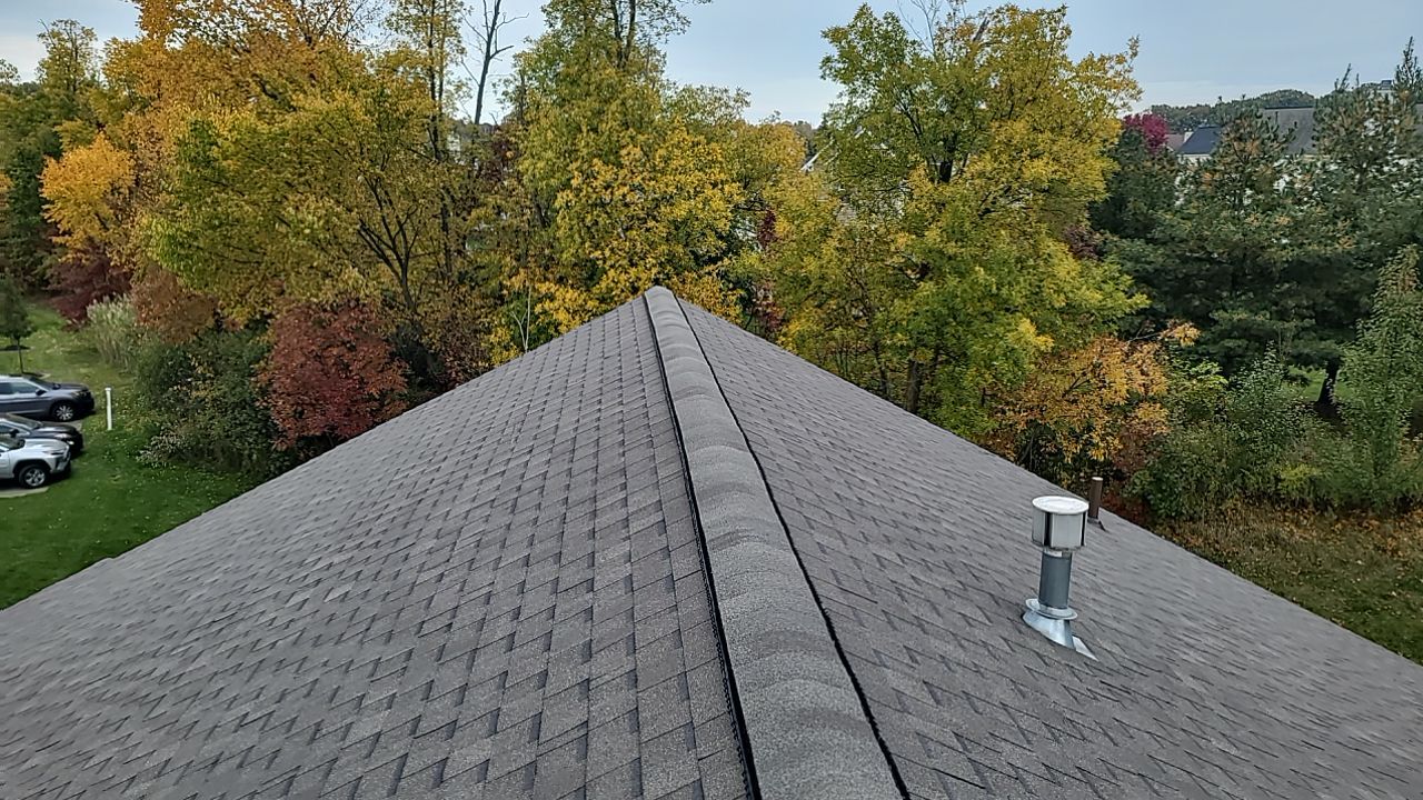 ATLAS PINNACLE PRISTINE COLOR: WEATHERED WOOD DRIP EDGE: WHITE by Eagle Eye Roofing