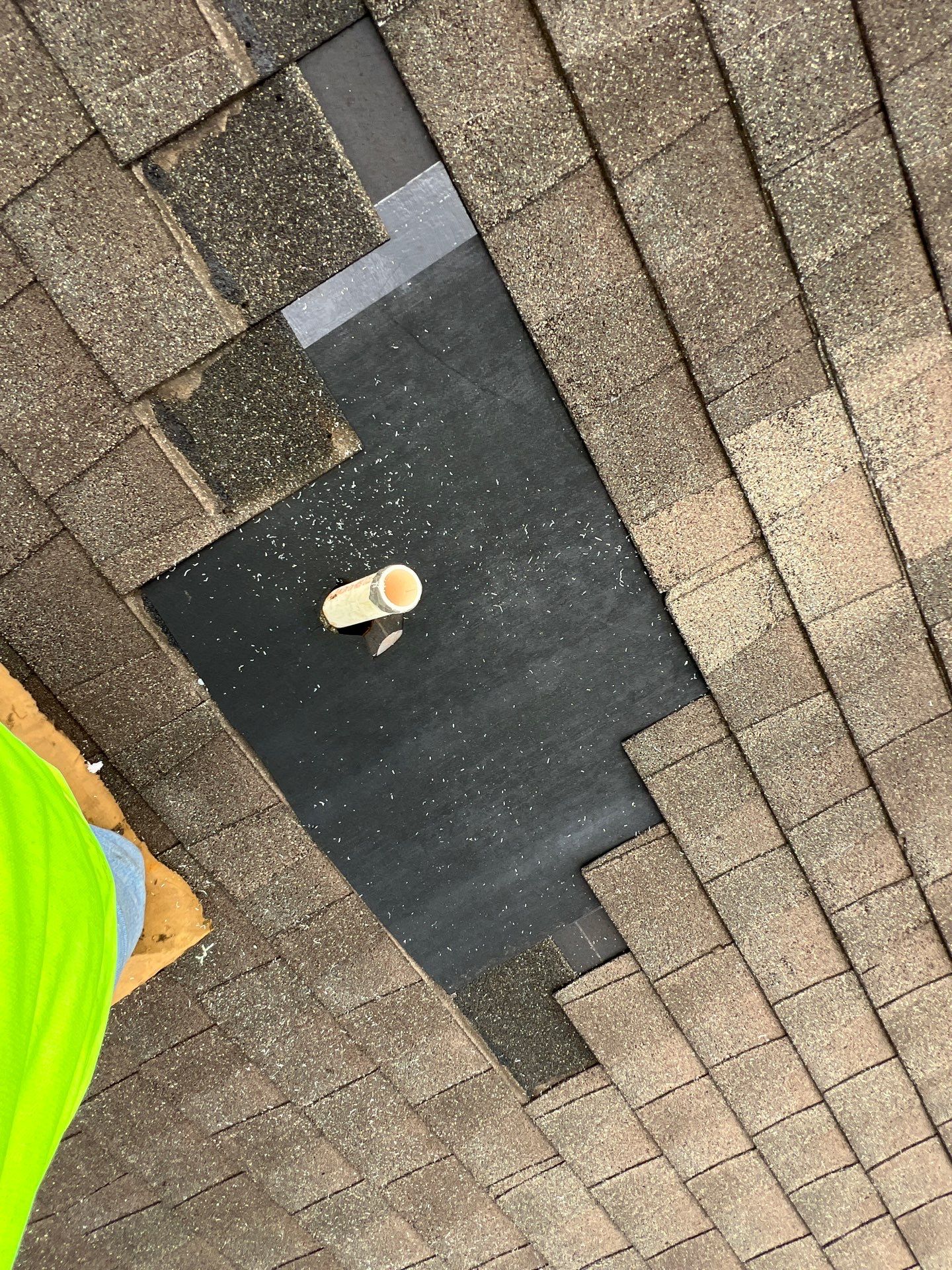 Hail Damage using Owen's Corning Duration (Lifetime) Shingles by Roof Repair Company
