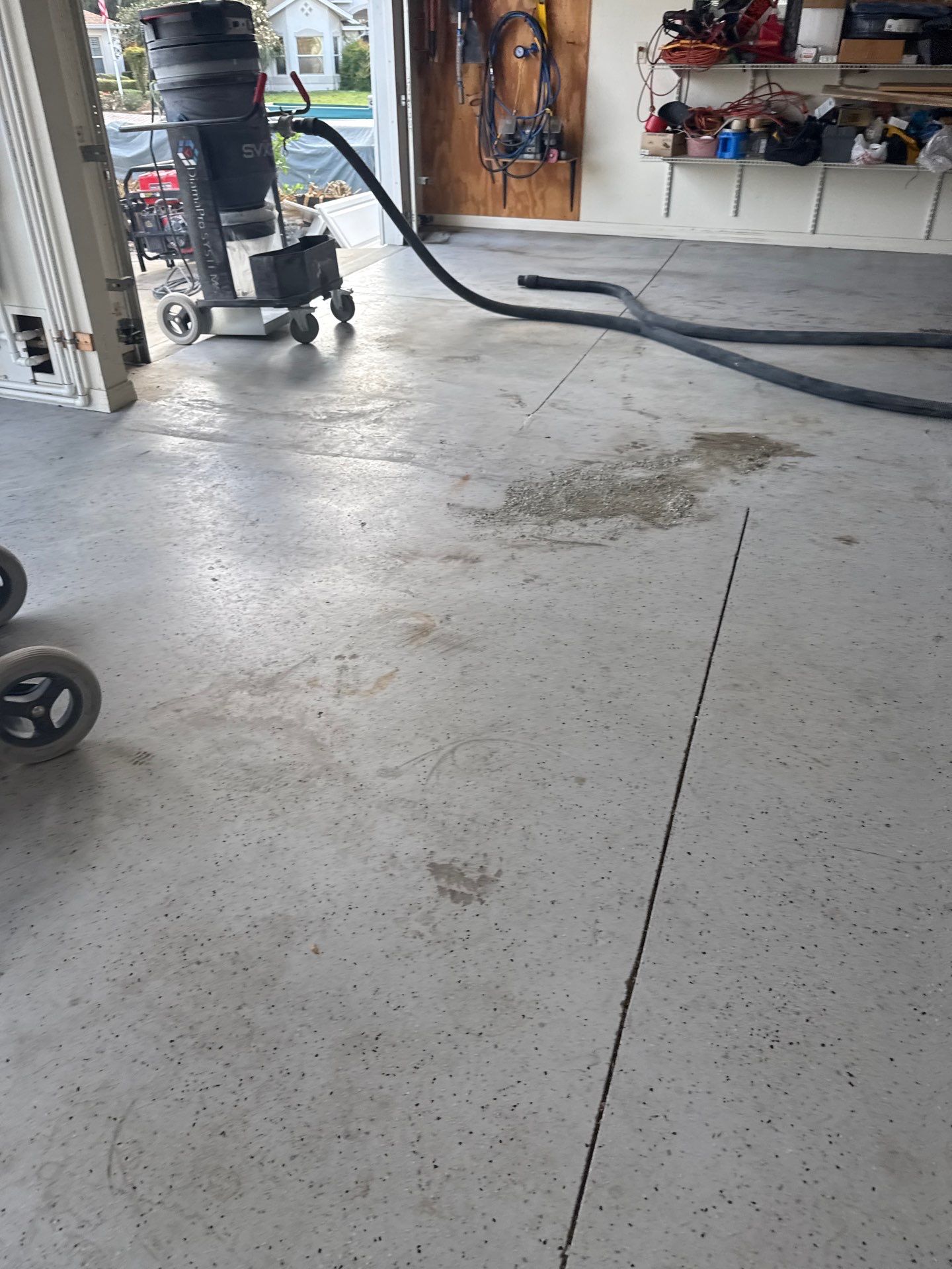 Garage, Drivewat, and Sidewalk in Landshark and Tidalwave by Innovative Concrete Coatings 