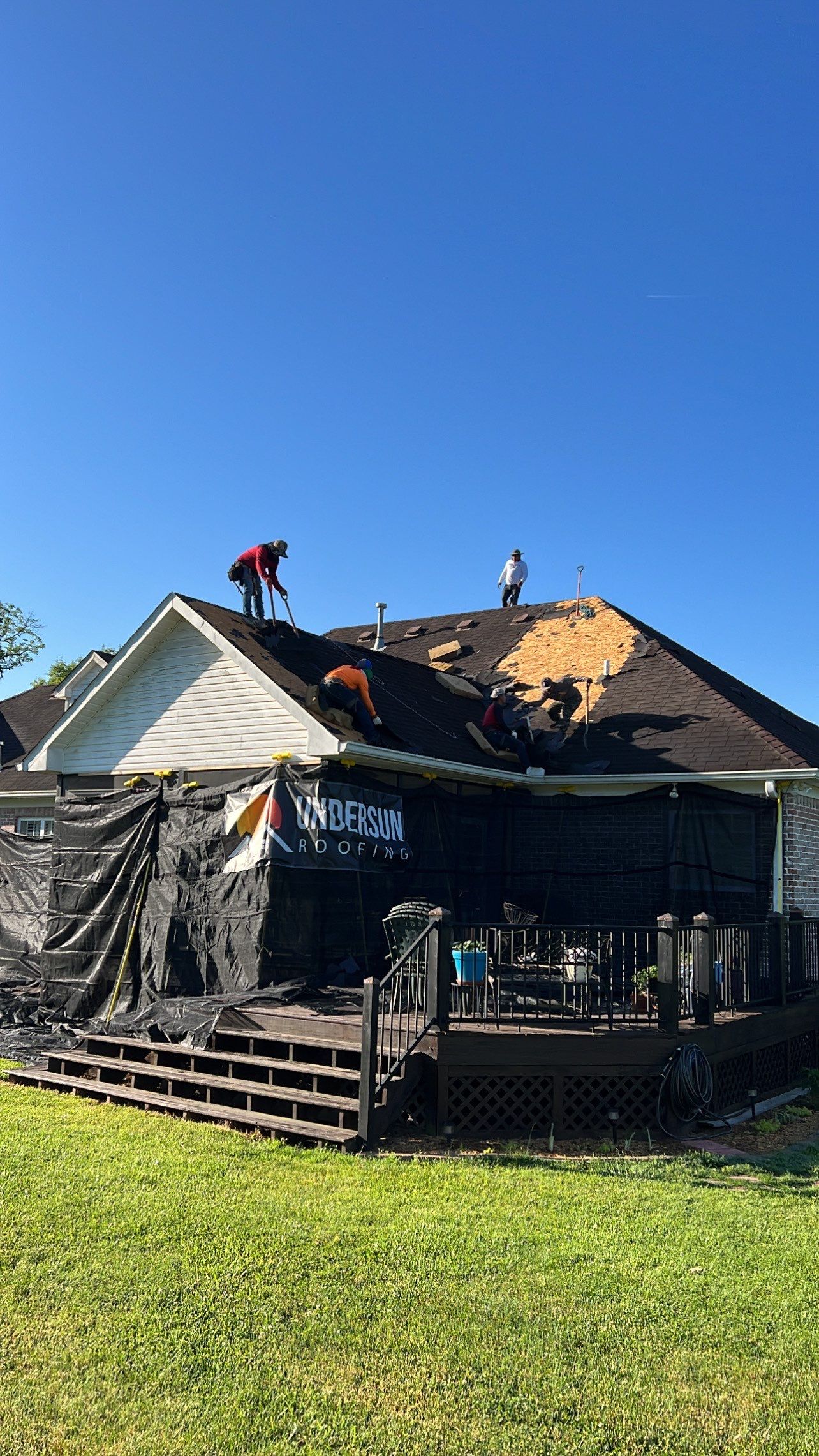 Residential Roofing Installation using Owens Corning Duration Shingles Roofing System by Undersun Roofing 
