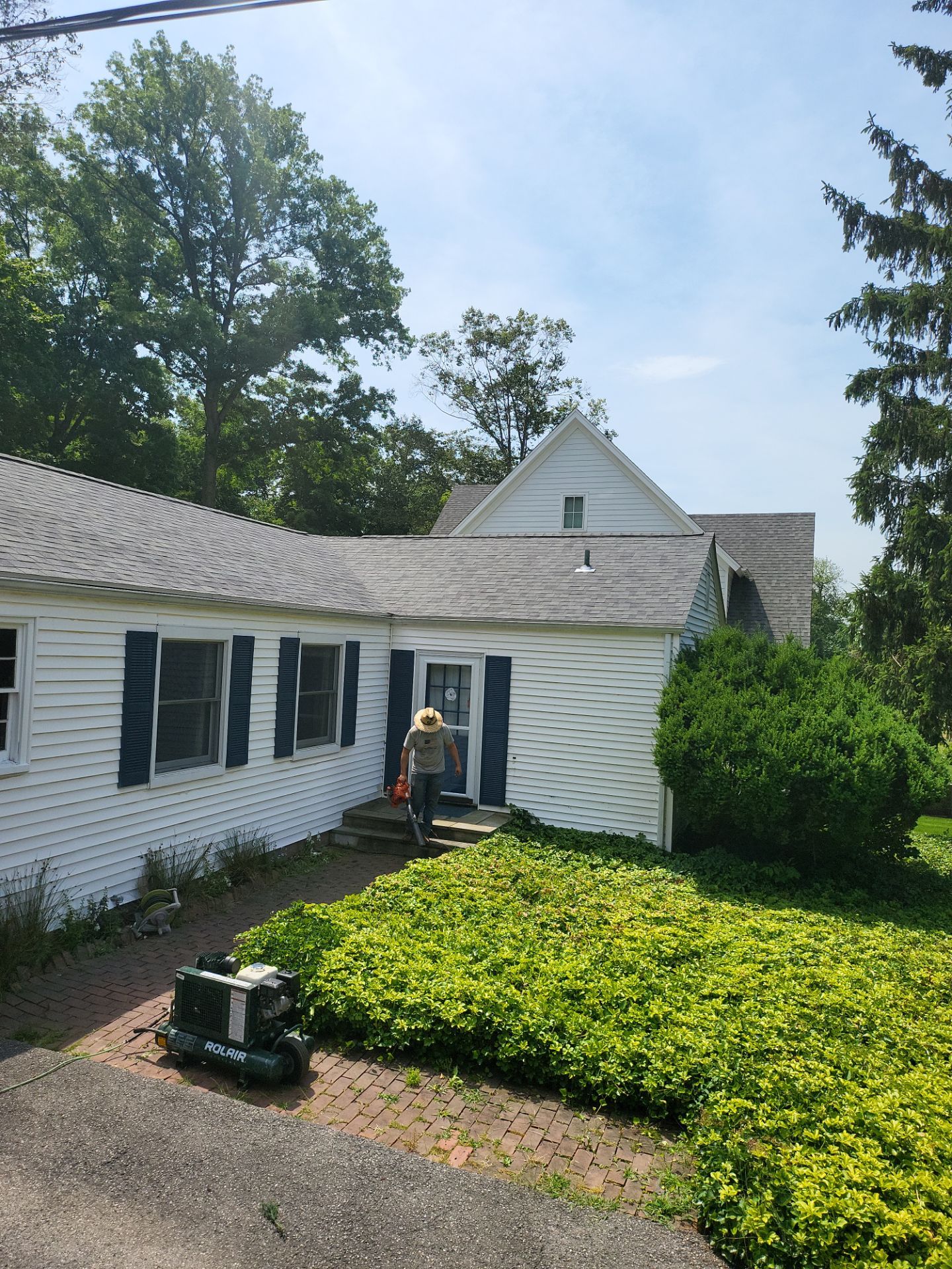 Residential Roofing Installation using Owens Corning TruDefinition Duration AR - Estate Gray by A Plus Exterior