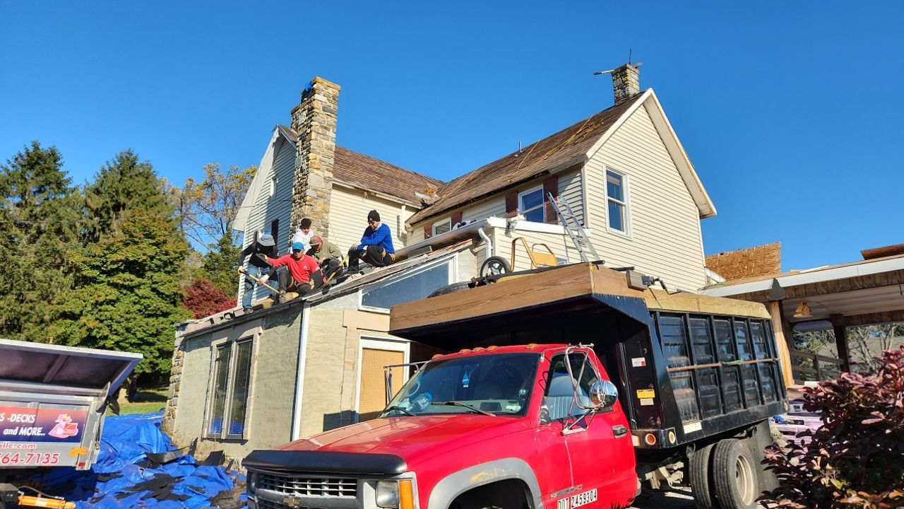 Complete Exterior Home Make Over in Maryland by Elvis General Construction LLC