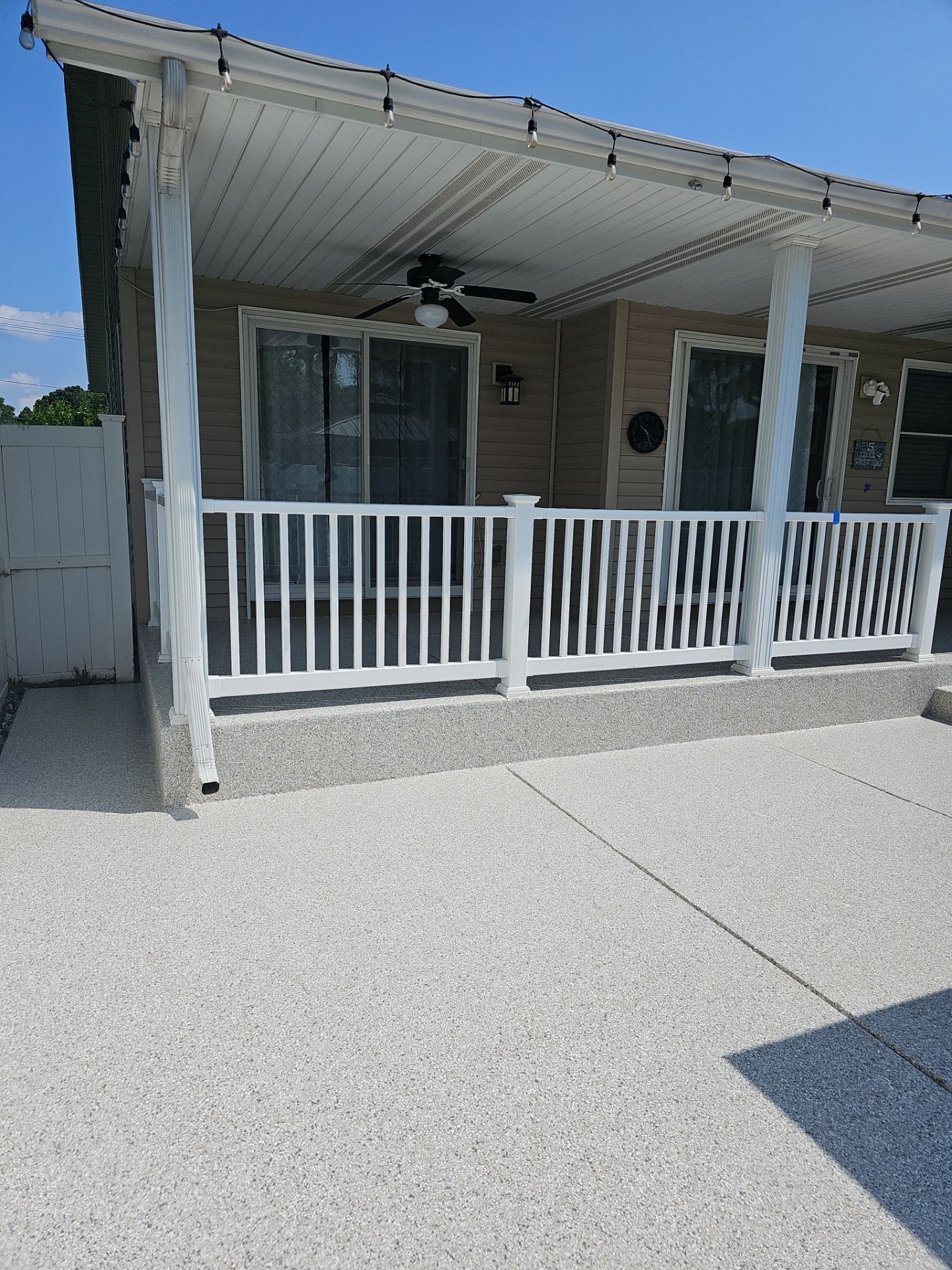 Porch Coating in Mishawaka! by Innovative Spaces / Innovative Concrete Coatings