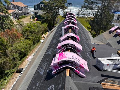 Coastal Residential Roofing Installation Featuring Owens Corning Duration Shingles