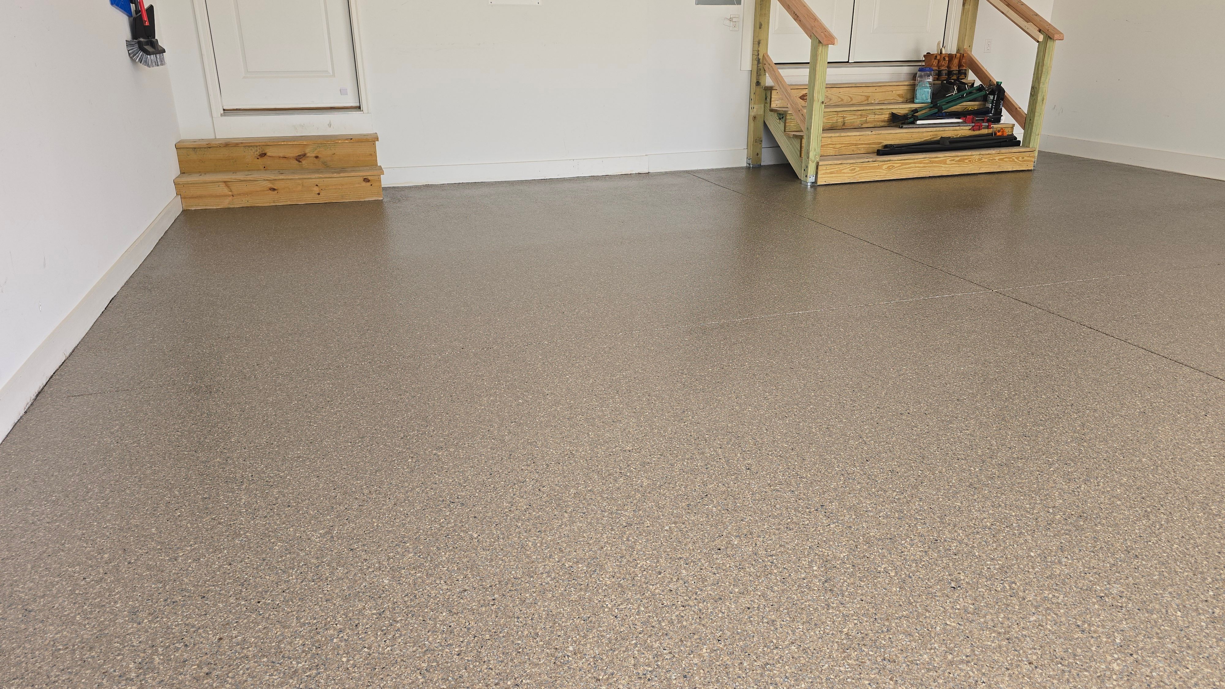 Garage using Obsidian by Elite Floor Solutions