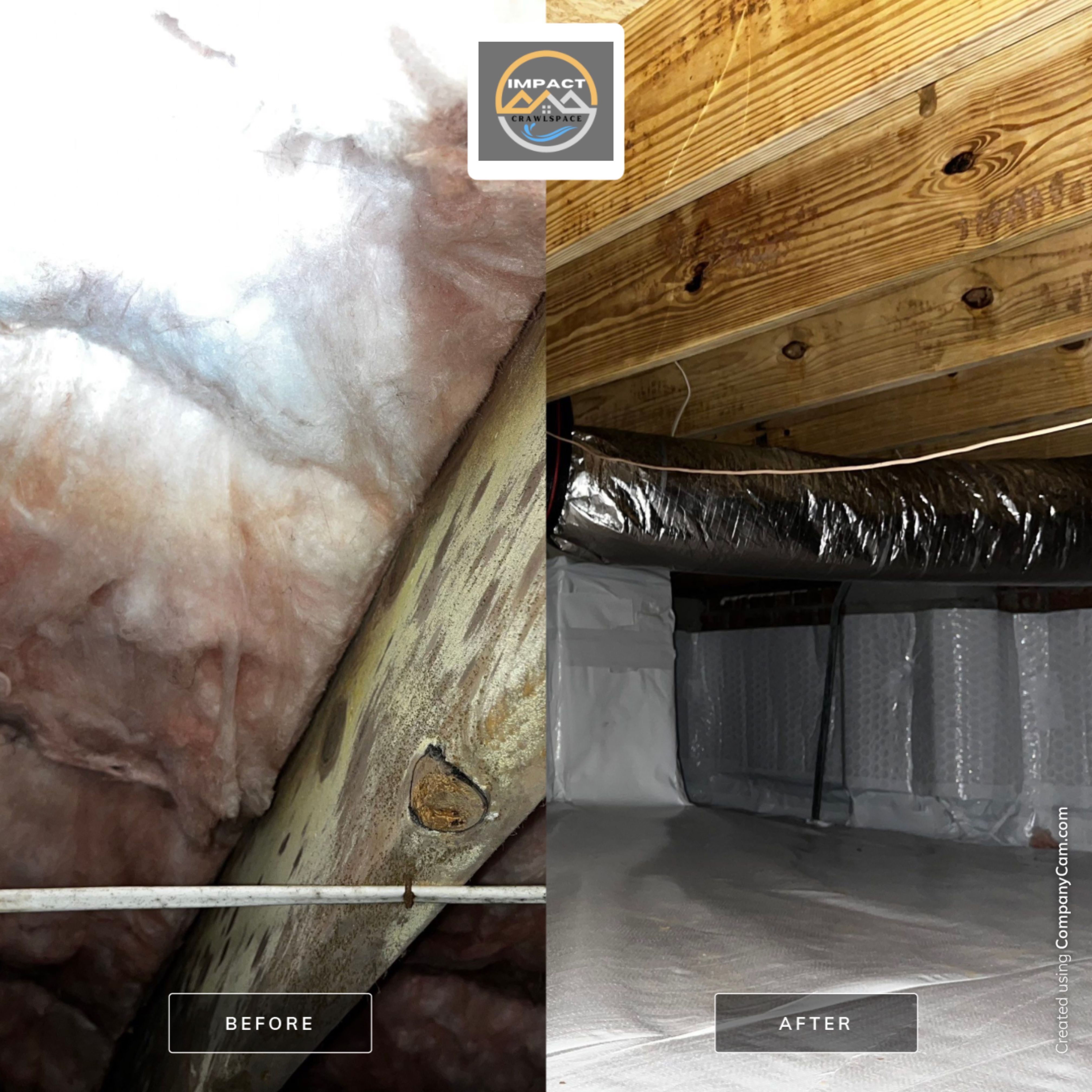 Impact Choice Encapsulation with Mold Removal. by Impact Crawlspace