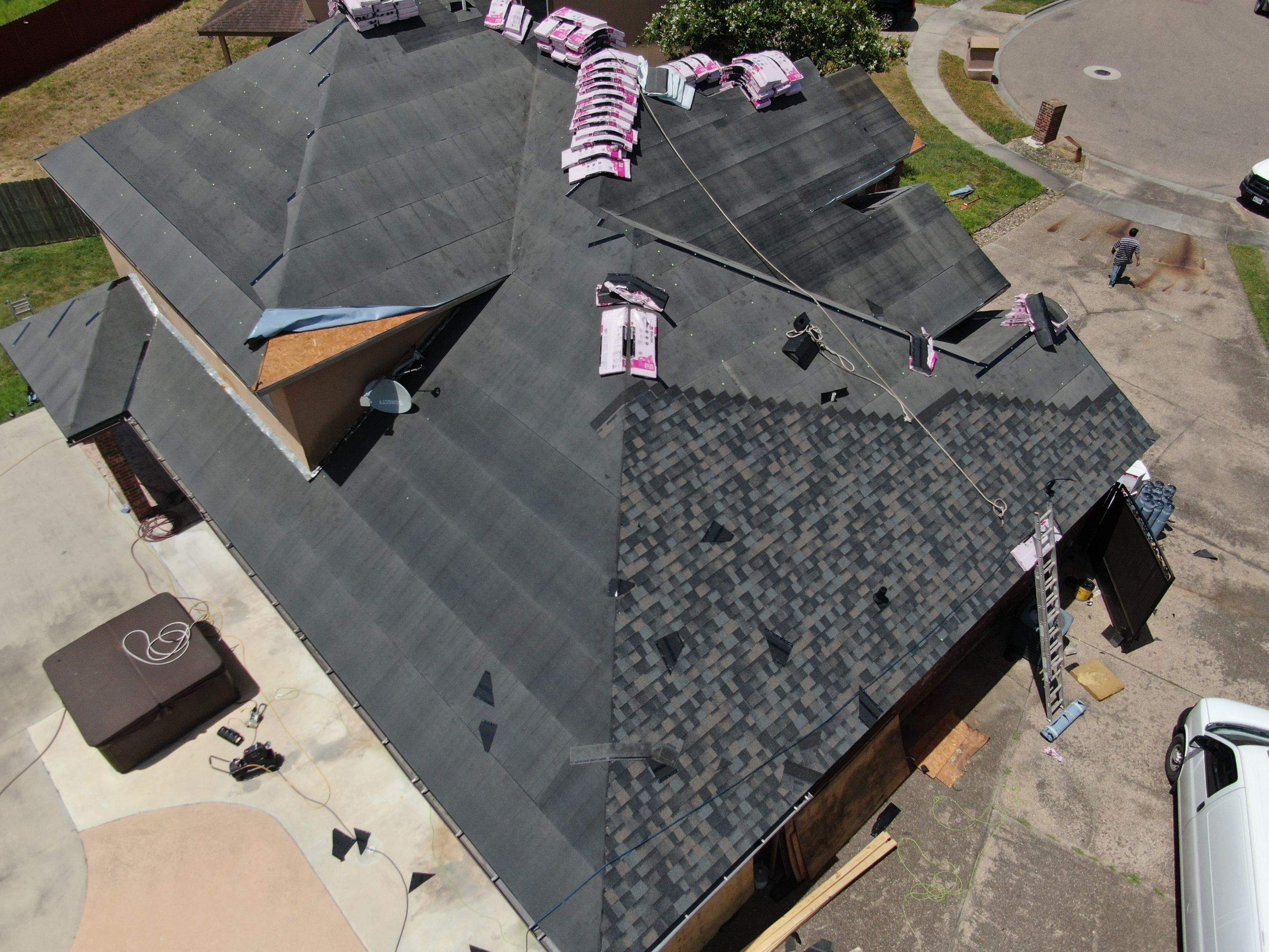 Flashing Stucco above the Roof by Bayfront Roofing and Construction