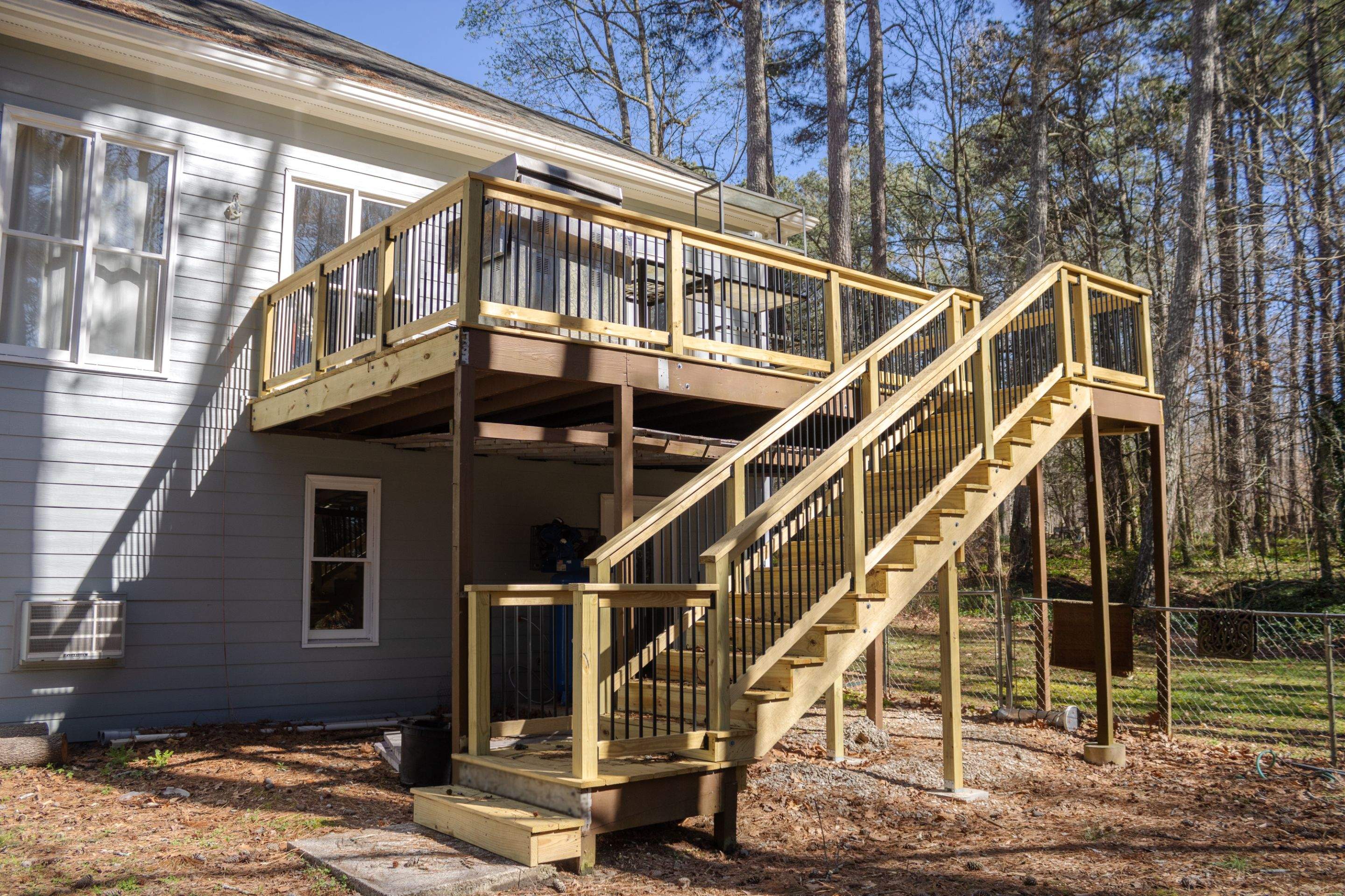 Lawrenceville, GA Deck Resurface using Pressure Treated Pine by Nelson Exteriors