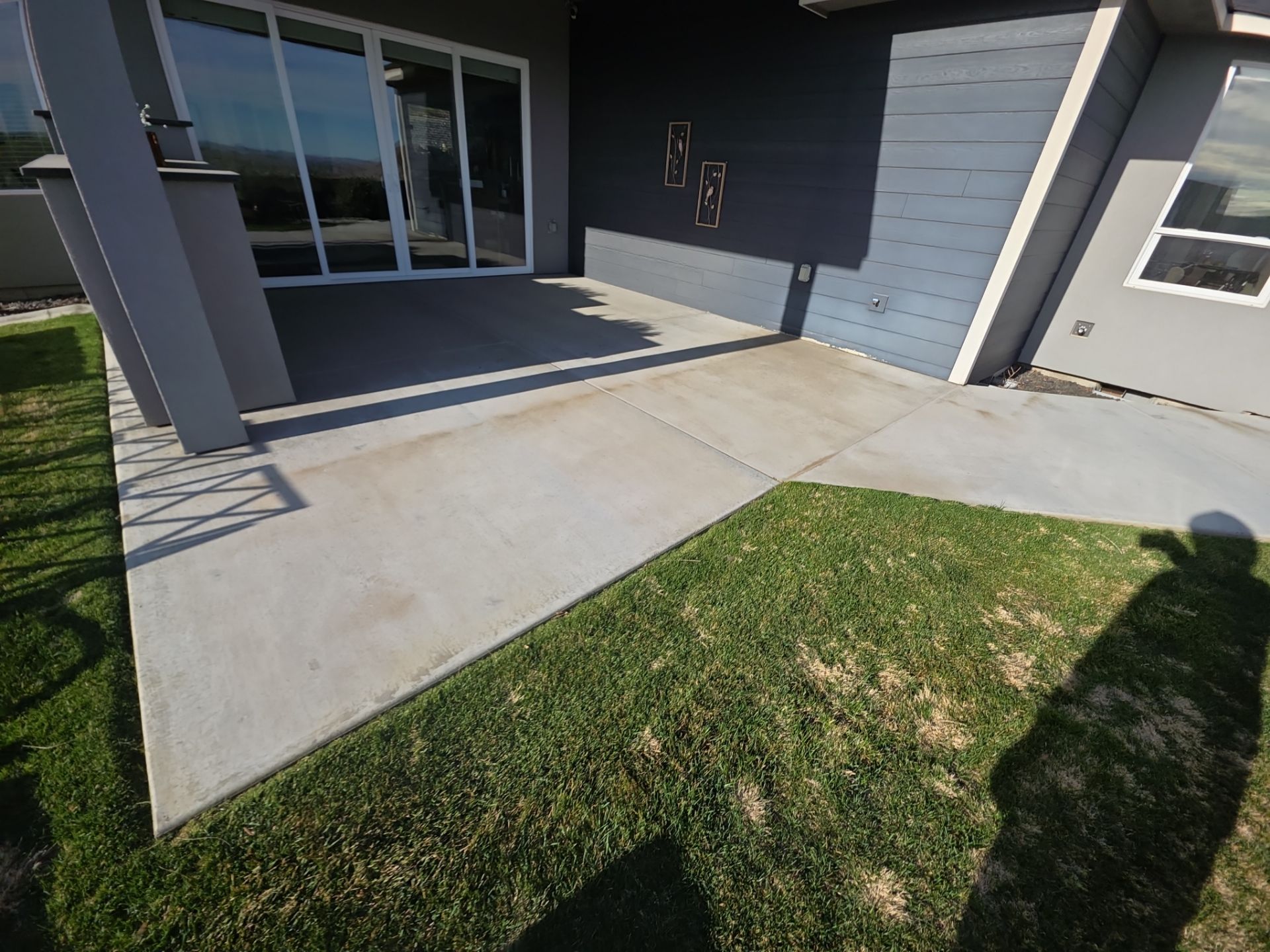 Kennewick Patio and Walkway Transformation with Limestone Hybrid Coating by Croc Coatings, LLC