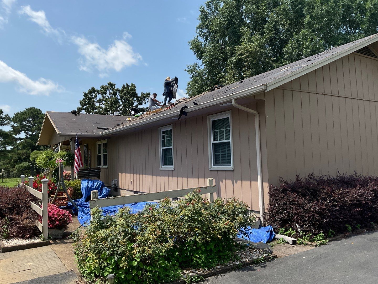 Residential Roof Remove and Replace using Low Rib Metal Roofing Panels by Bullard Roofing