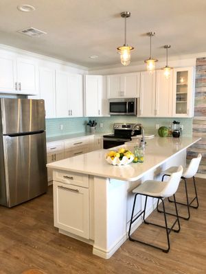 Small Kitchen Remodel in Thousand Oaks San Antonio | Light, Beach-Inspired Transformation