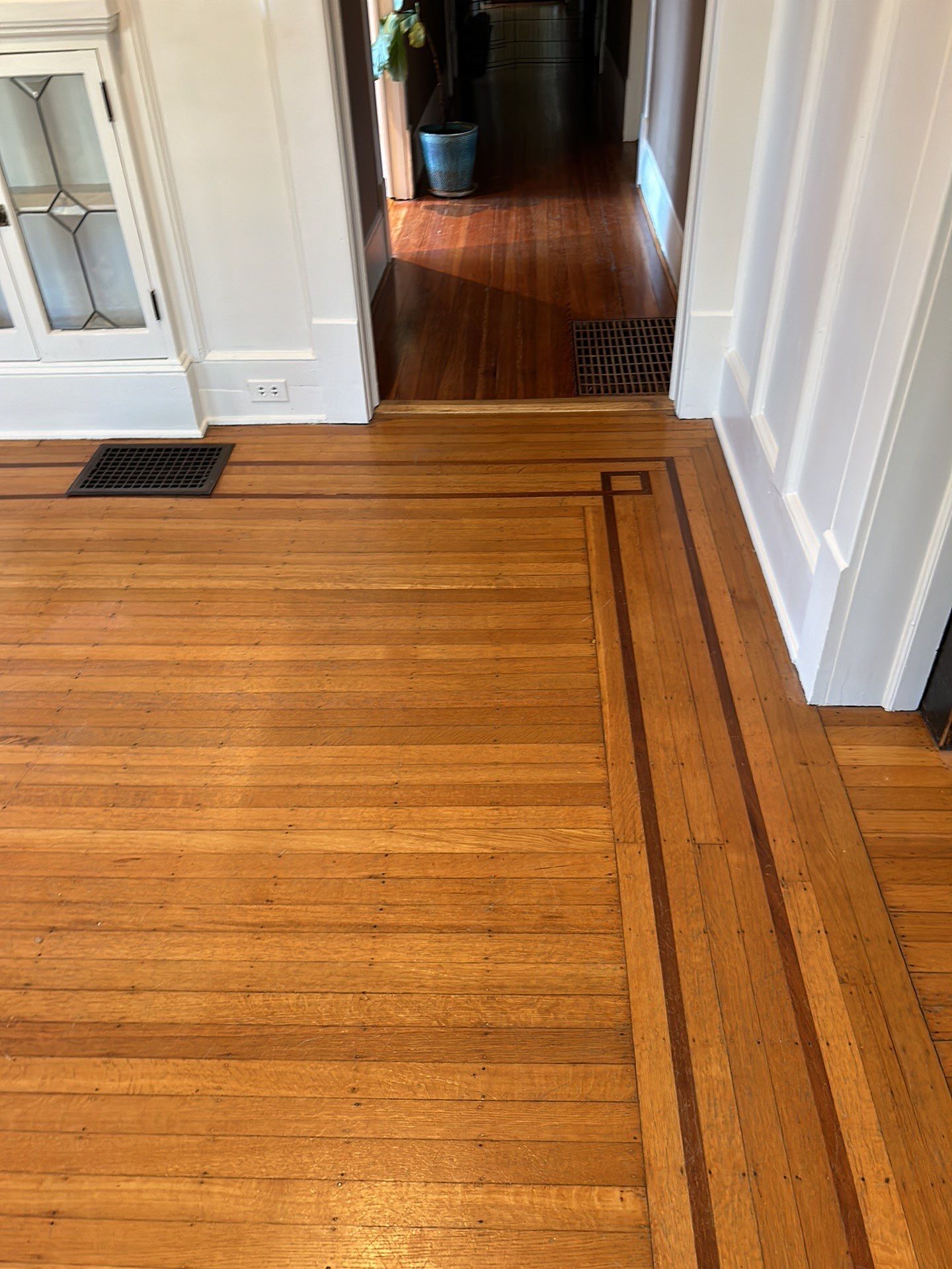 115 year old house - Oak refinish by Footprints Floors of East Atlanta