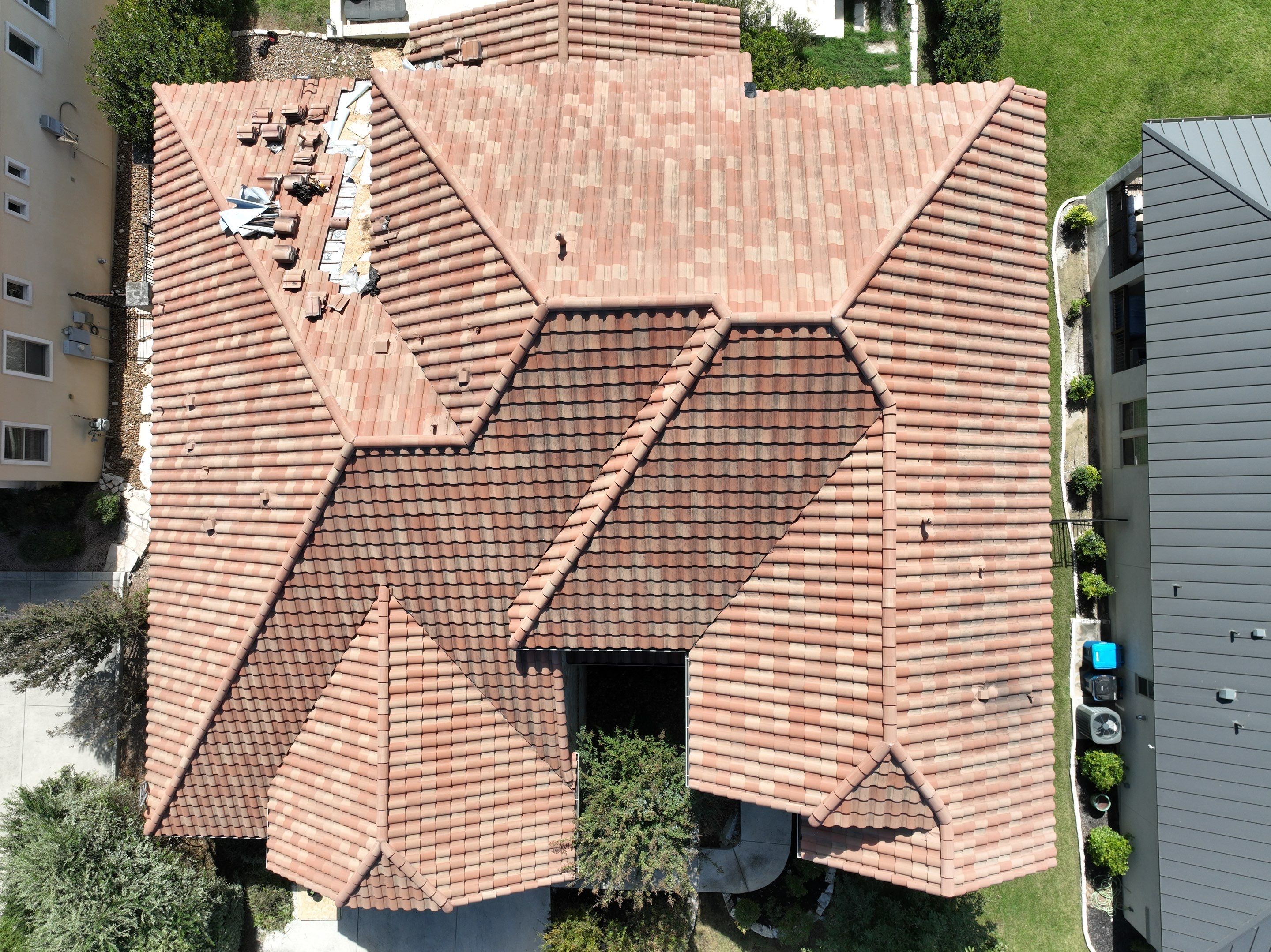 Tile Roof Repair  using Concrete S Tile by Premier Roofing and Contracting