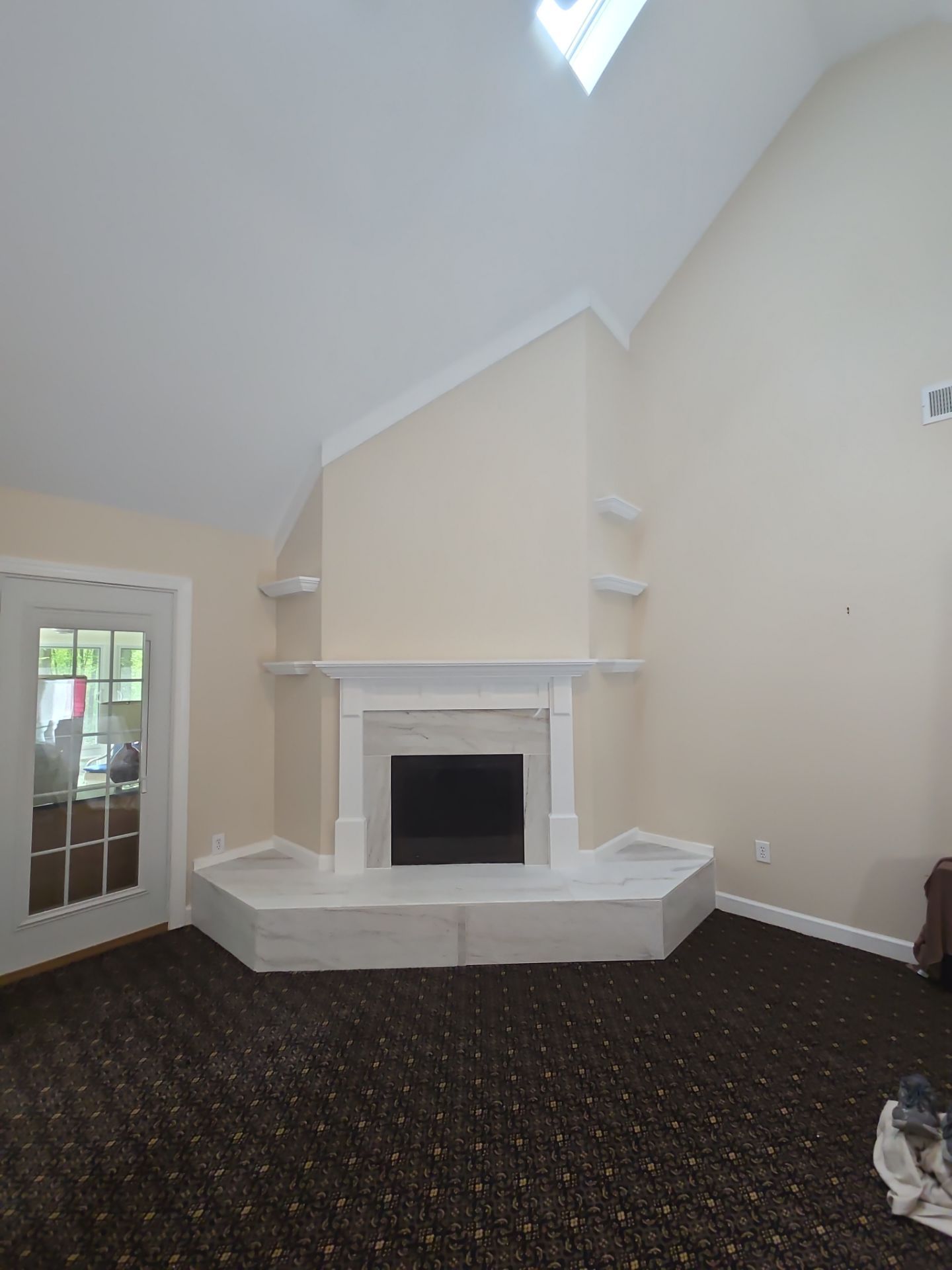 š„ Dramatic Fireplace Transformation by A Step Above Handy LLC