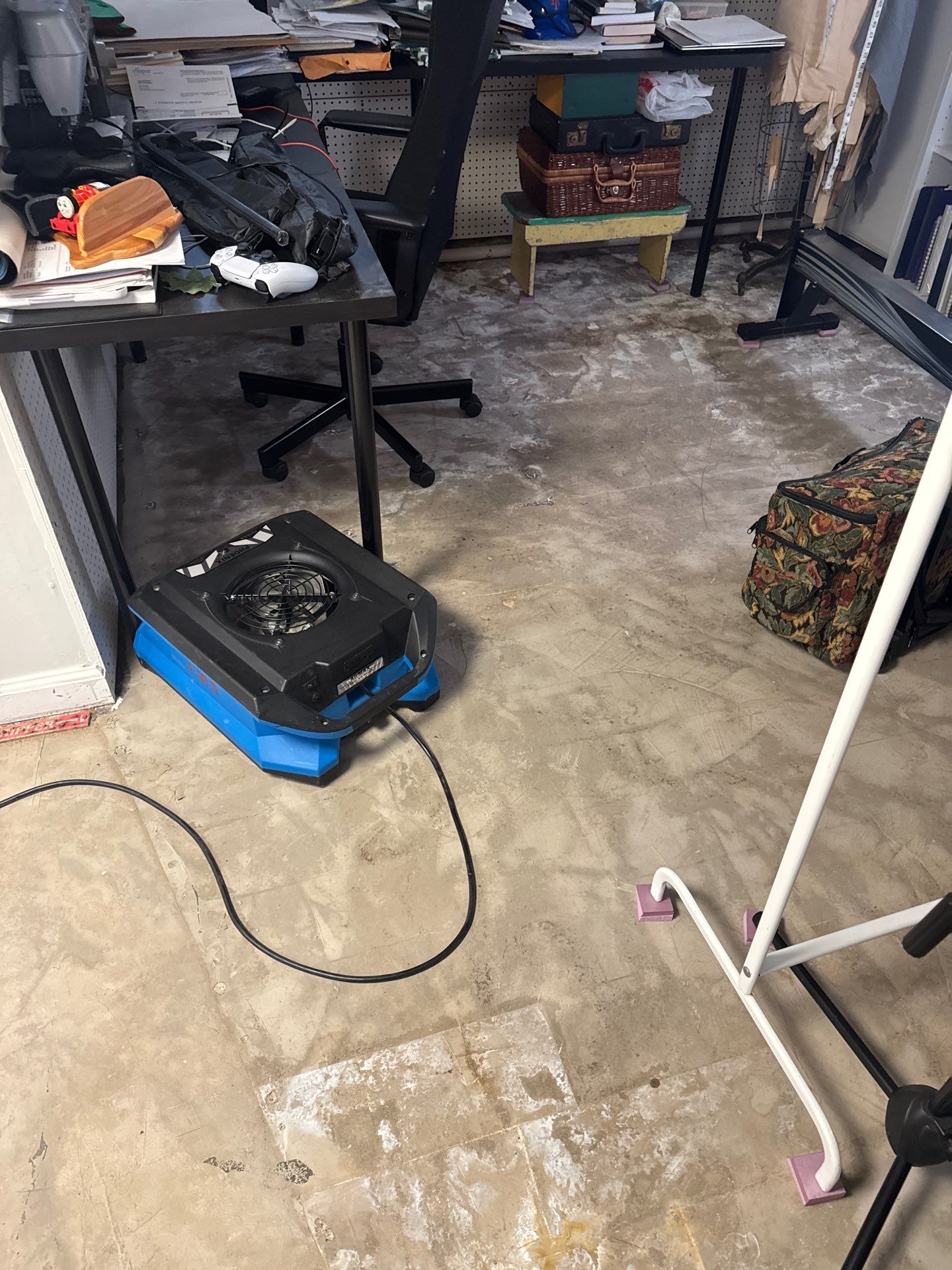 Water Damage Restoration and Finished Basement Flooring in Garden City by EMS Restoration Corp
