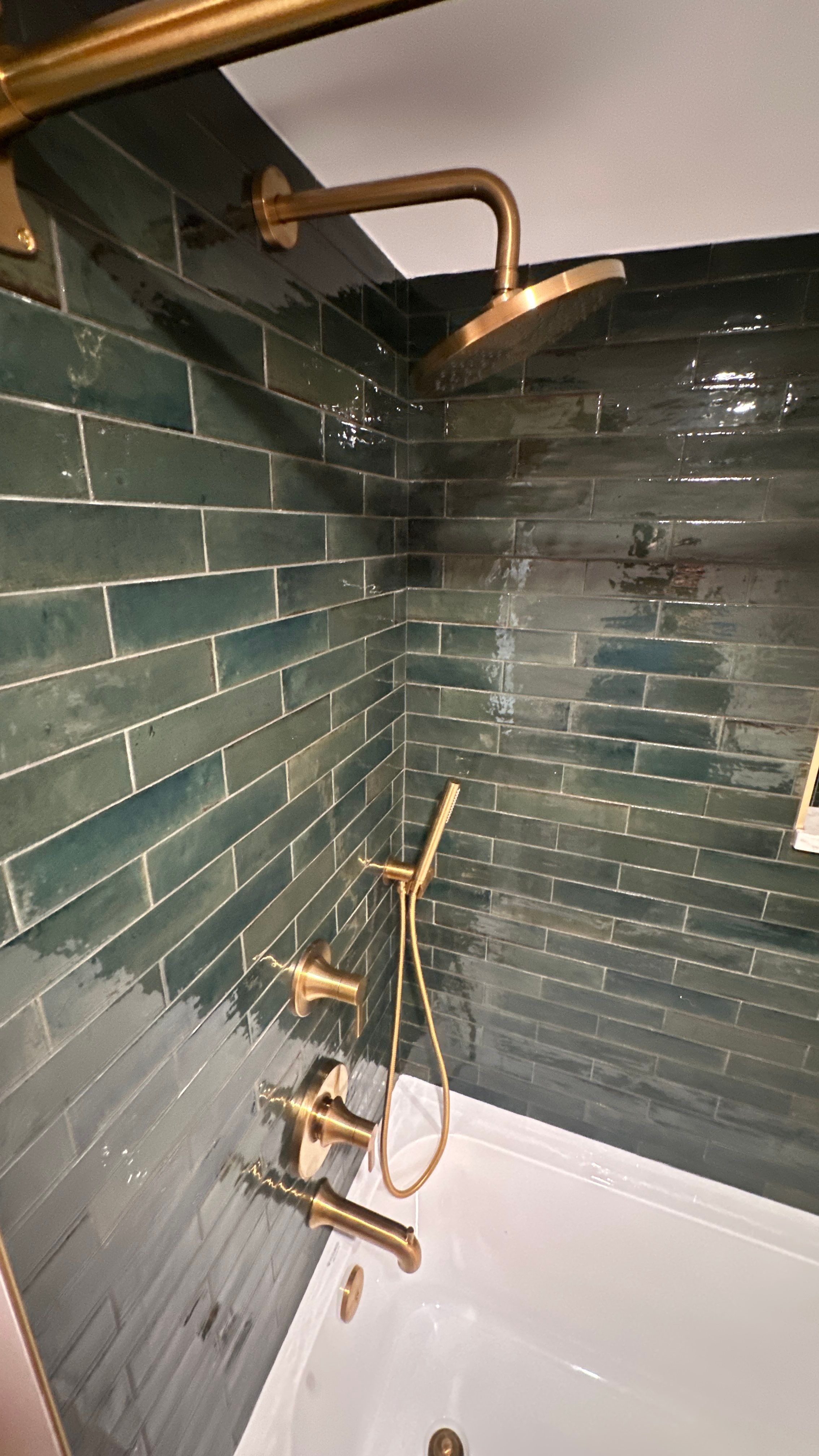 Brandt Double Bathroom Remodel by Integrity Tile and Home LLC