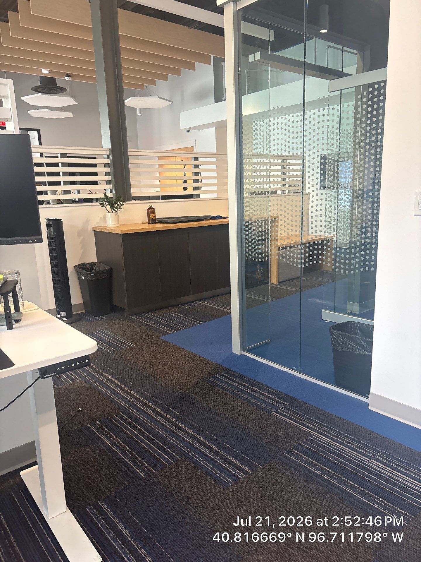 Modern Office Renovation with Glass Partitions in Lincoln by CompanyCam Sales Demo