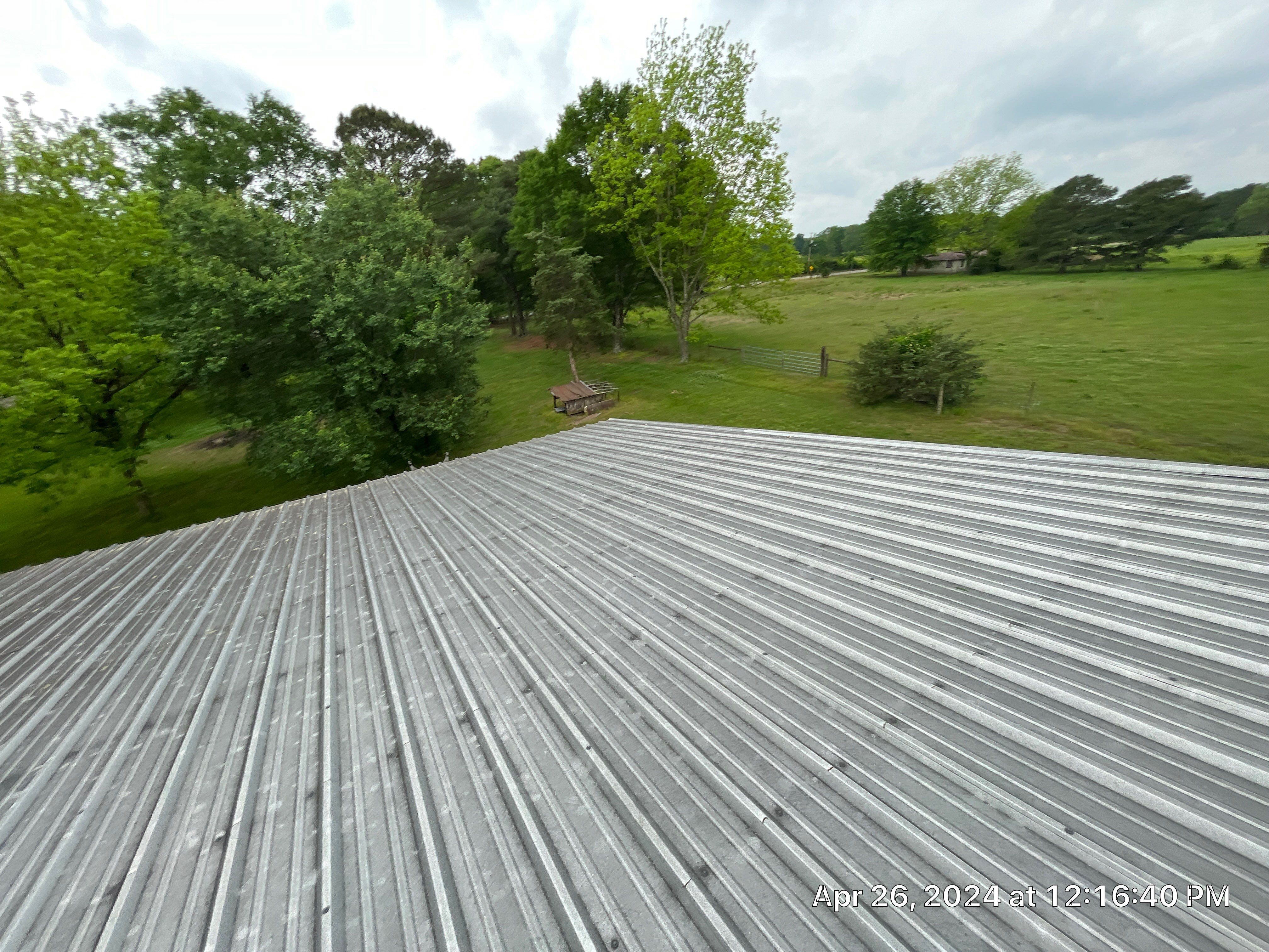 26 Gauge Galvanized metal roof by Hostetler Roofing
