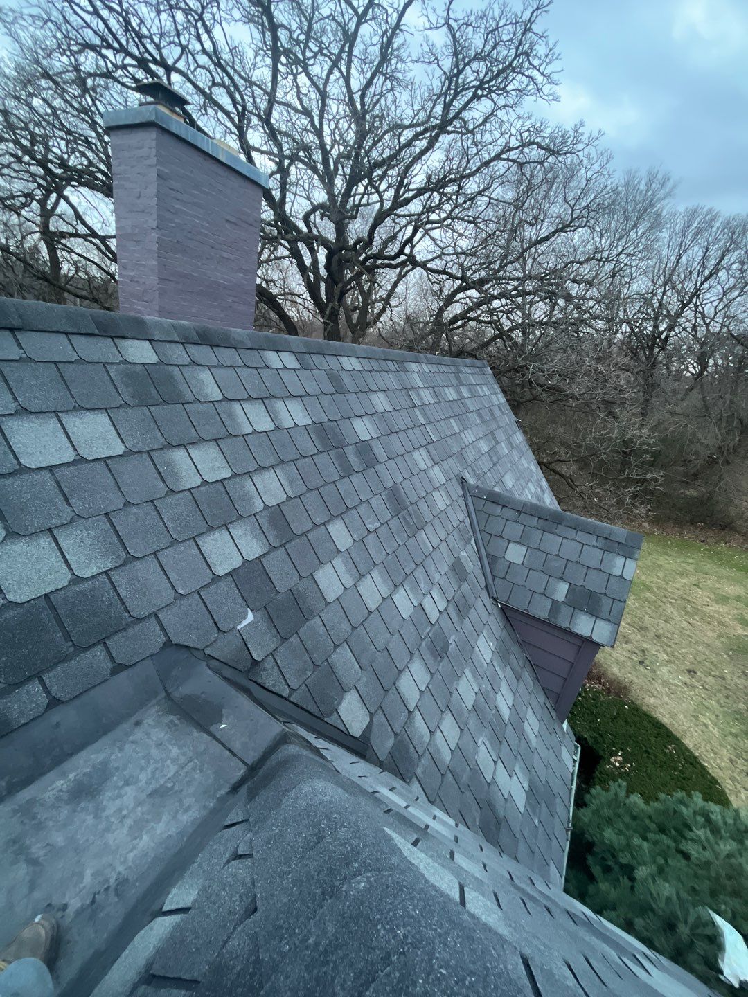 Slate Roof Removal using Atlas Storm Master Slate by Total Exteriors