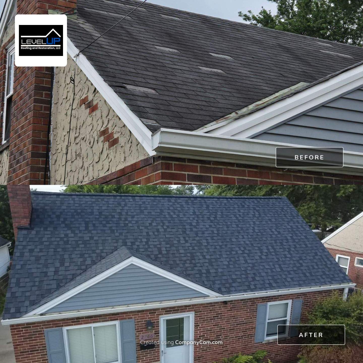 Residential Shingle Upgrade & Curb Appeal Refresh by Level Up Roofing and Restoration Services LLC