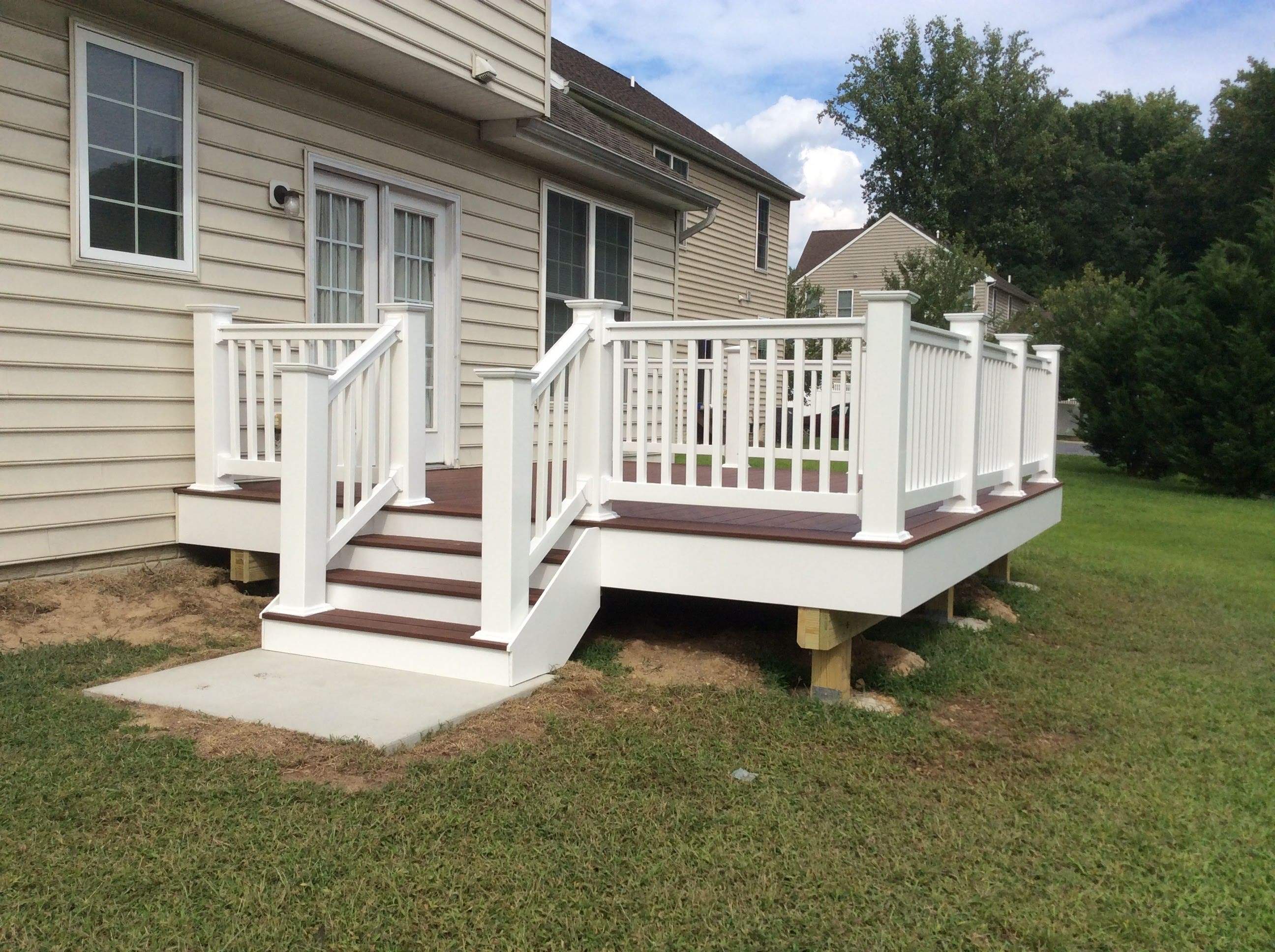 Deck Installation using New Composite Deck Board by Alpha Design Services