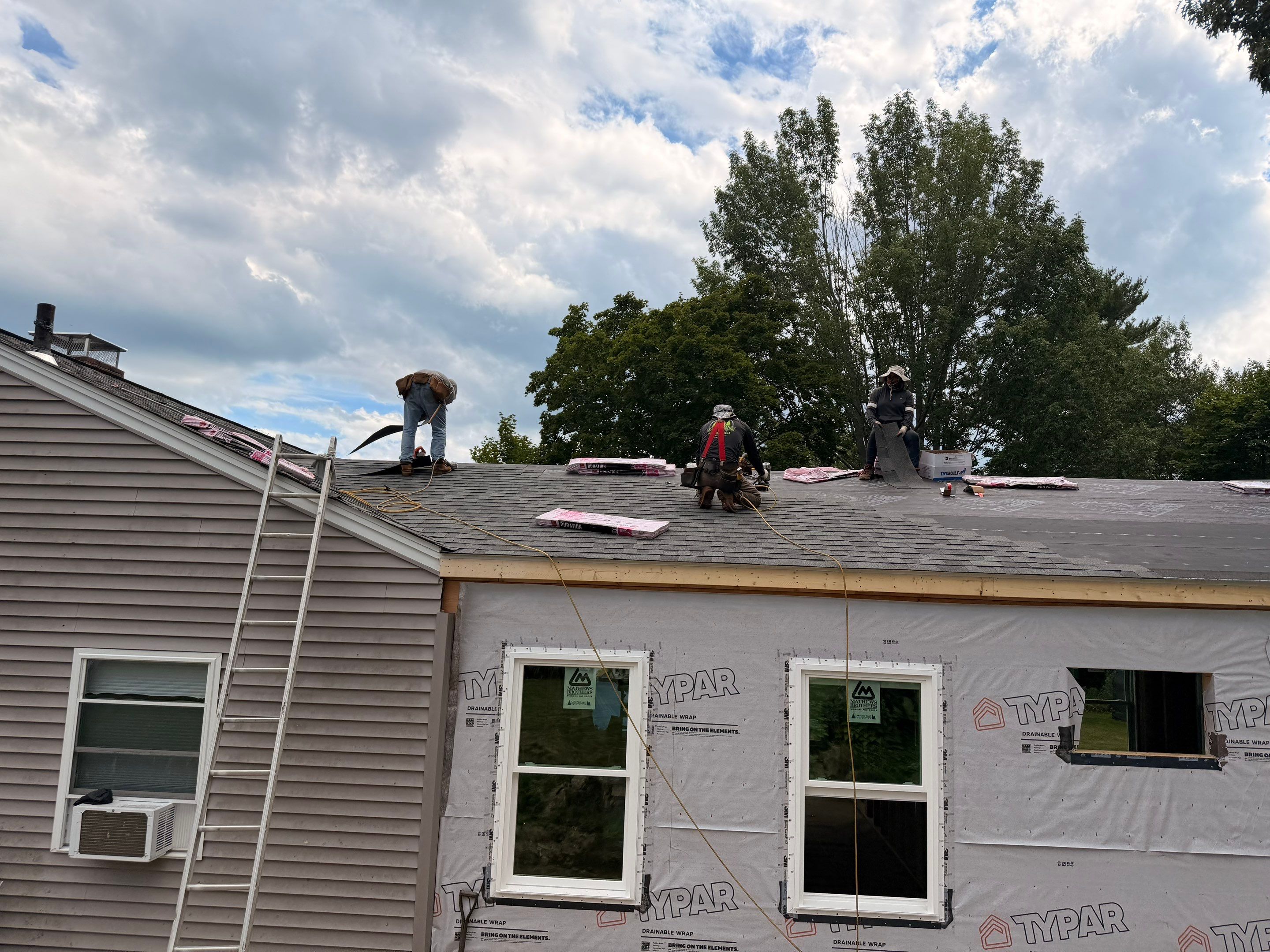 Dover, NH – Owens Corning Asphalt Shingle Roof Installation for Home Addition by Tall pine roofing