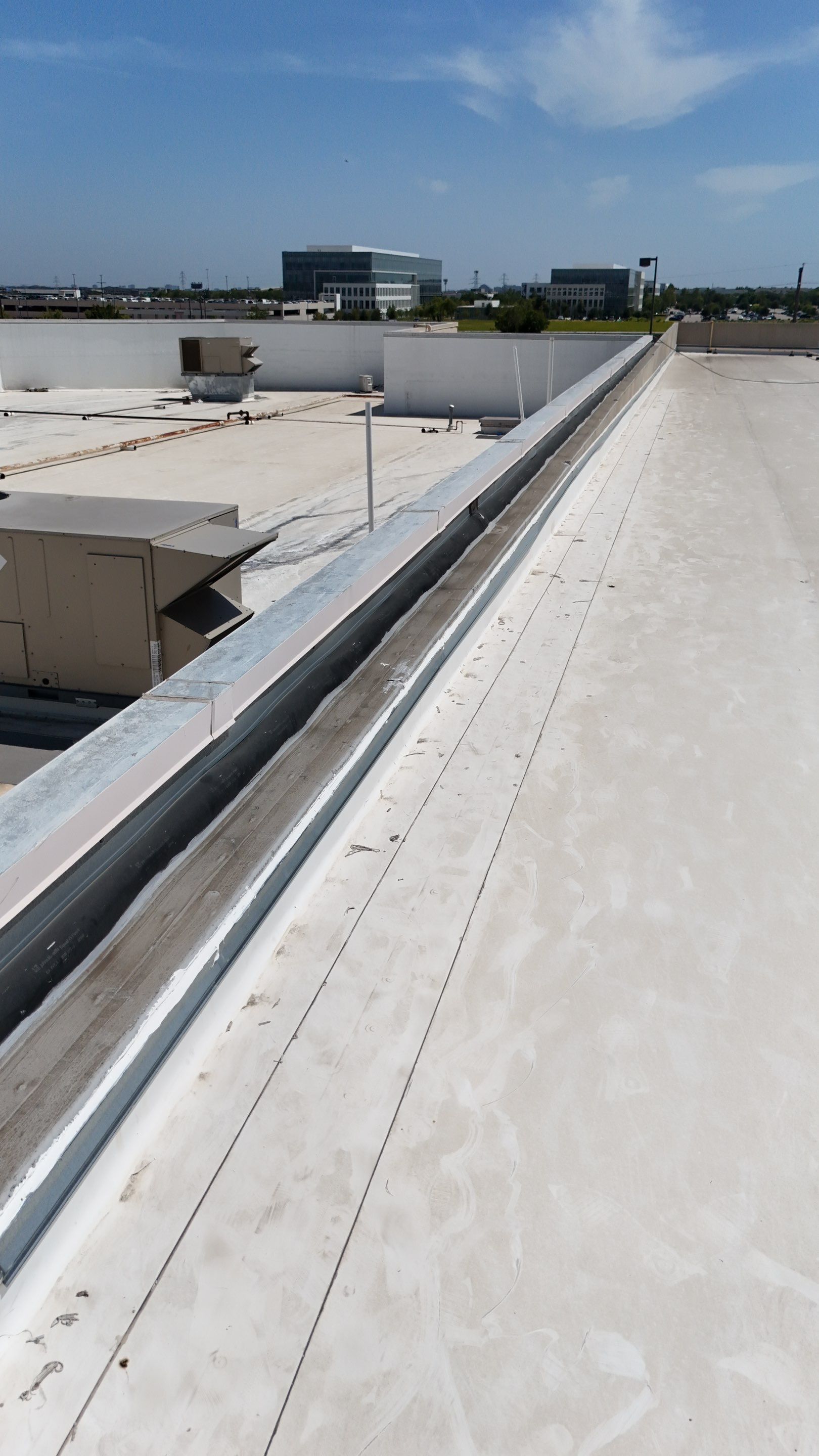 Commercial Flat Roof Repair and Safety Guardrail Installation in Plano by Armor Roofing | Exteriors