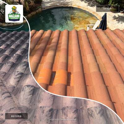 Barrel Tile Roof Cleaning