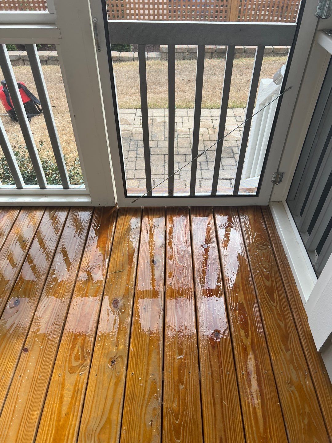 Coated Deck using Wood Sealant by DuraSeal
