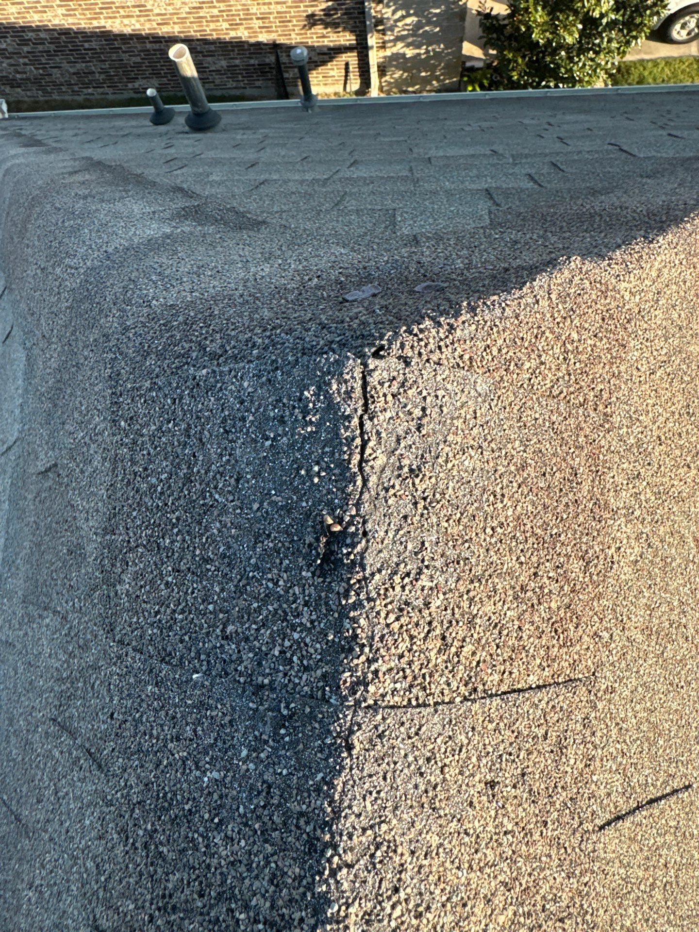 Hail Damage using Owen's Corning Duration (Lifetime) Shingles by Roof Repair Company
