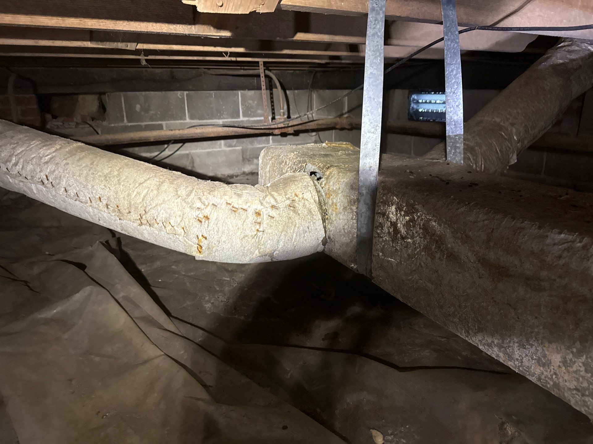 Project in Portsmouth by Patriot Crawl Space Repairs