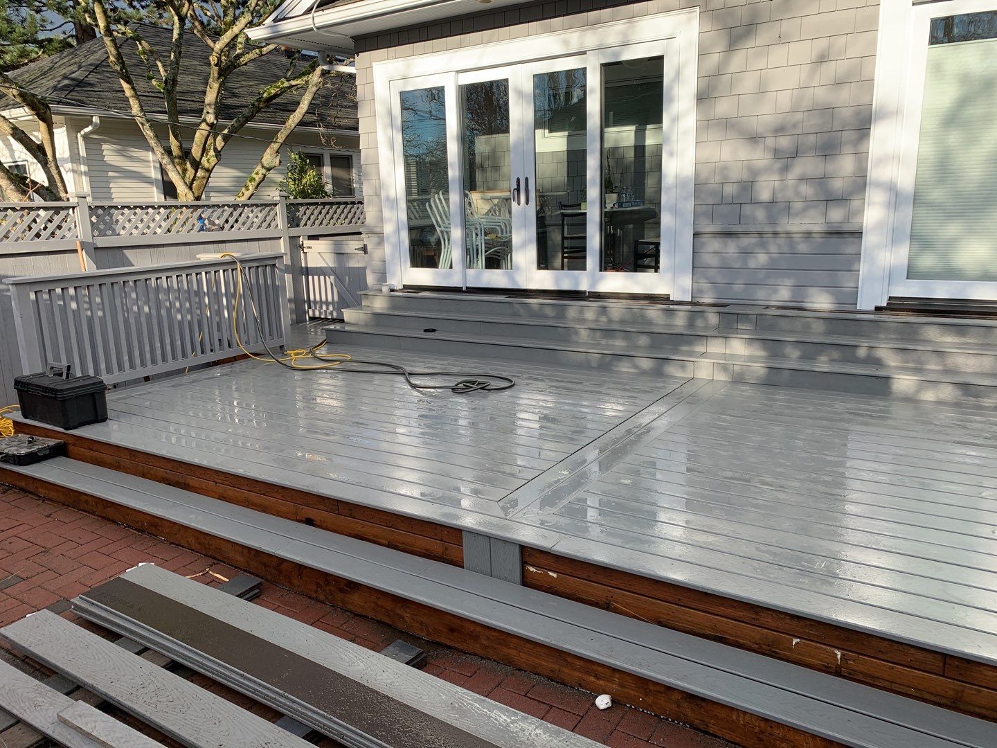 Tangletown Trex Resurface by Alki deck builders