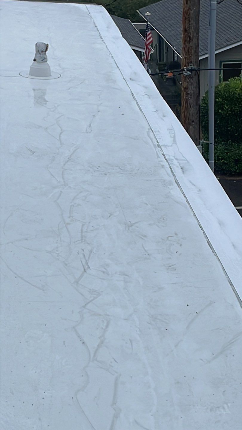 Commercial Roofing Installation using GAF 60Mil TPO  by Orezona Building & Roofing Company, Inc.