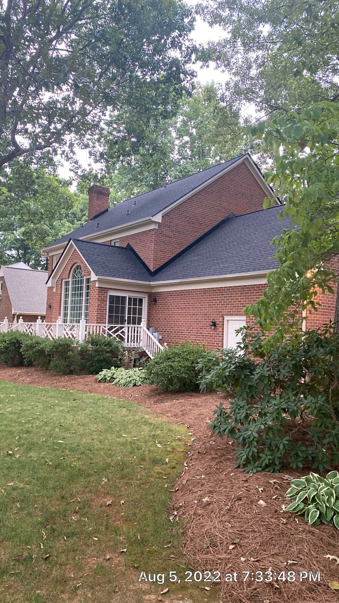 Roof Replacement using Gaf HDZ Charcoal by Just In Time Roofing and Restoration