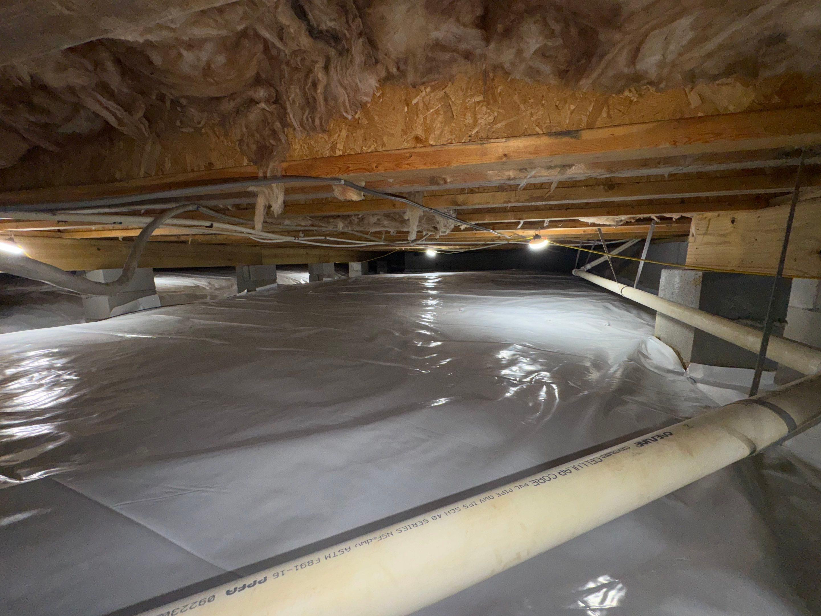 Project in Franklin by Patriot Crawl Space Repairs