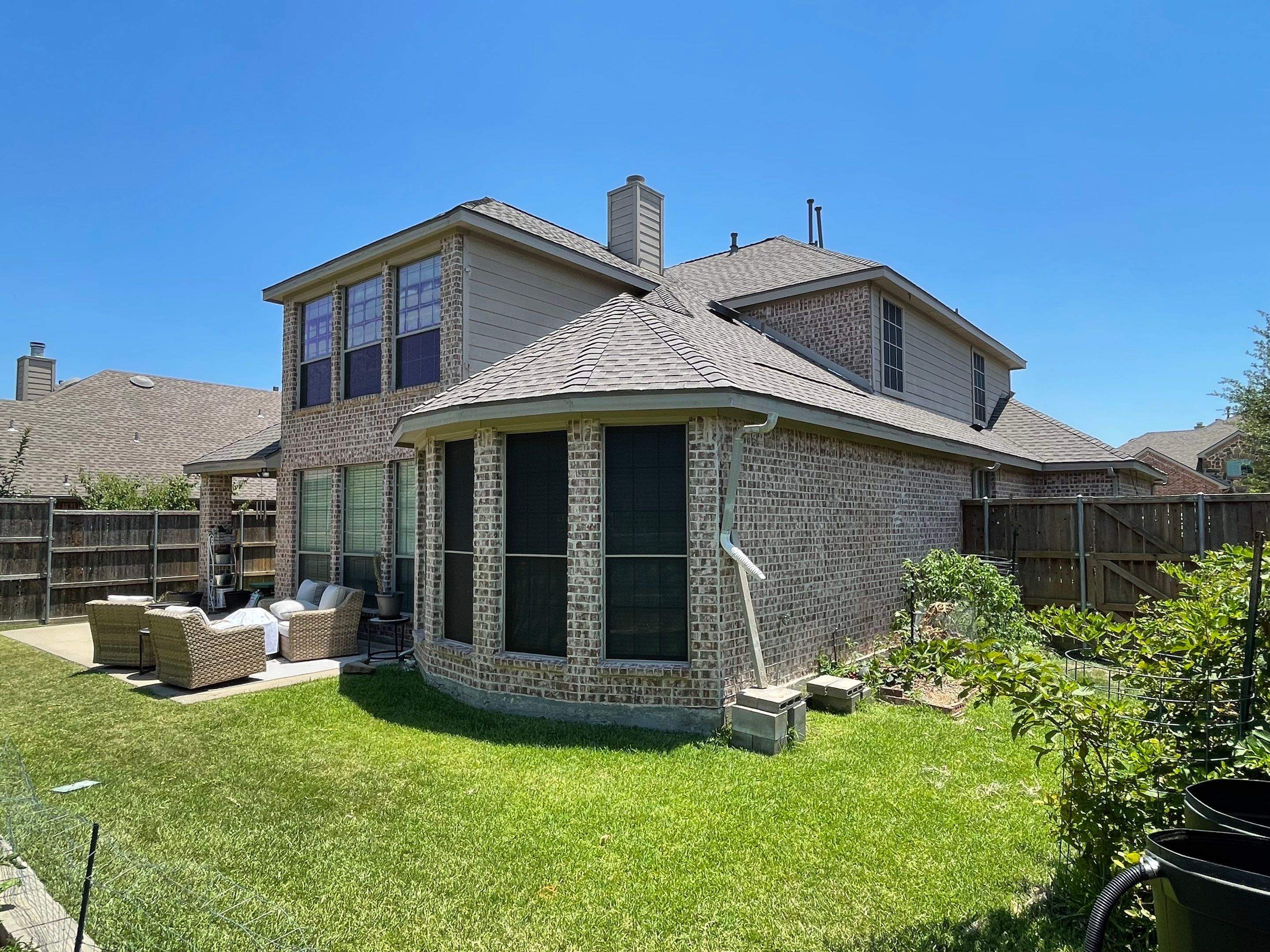 Major Hail Storm Full Roof and Gutter Replacement by First United Roofing & Construction