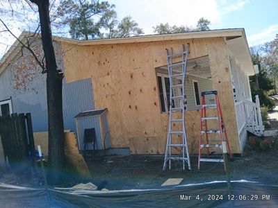 Fire Damage Insurance Workscope Roof Repair in Oak Island, NC Using CertainTeed Landmark