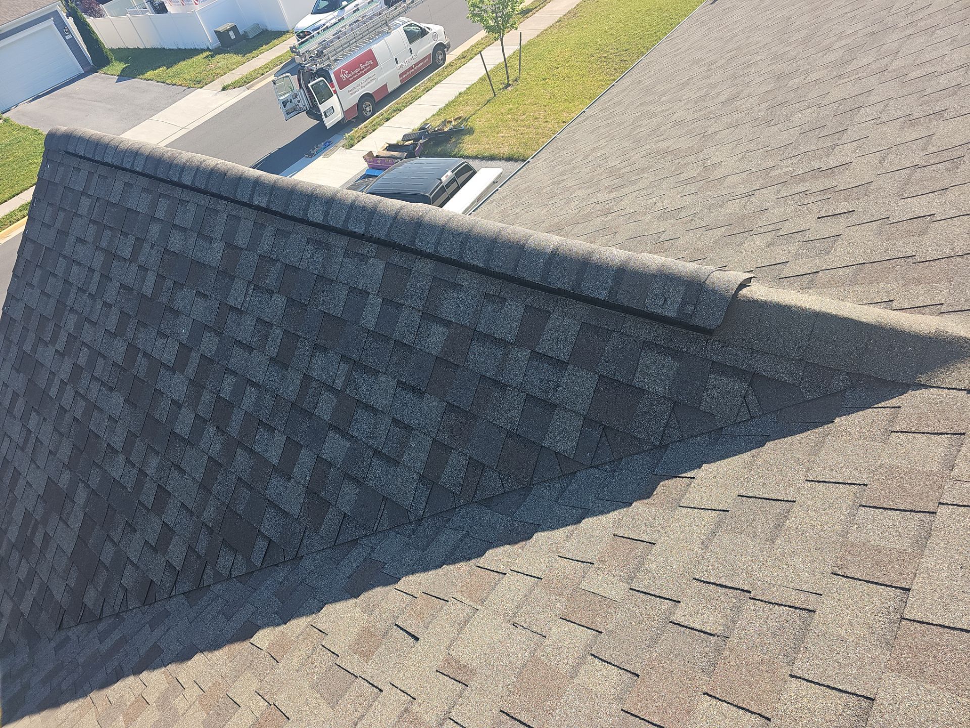 Roof Repair - Ridge Vent and Vent Flashing Boot Replacement by Winchester Roofing
