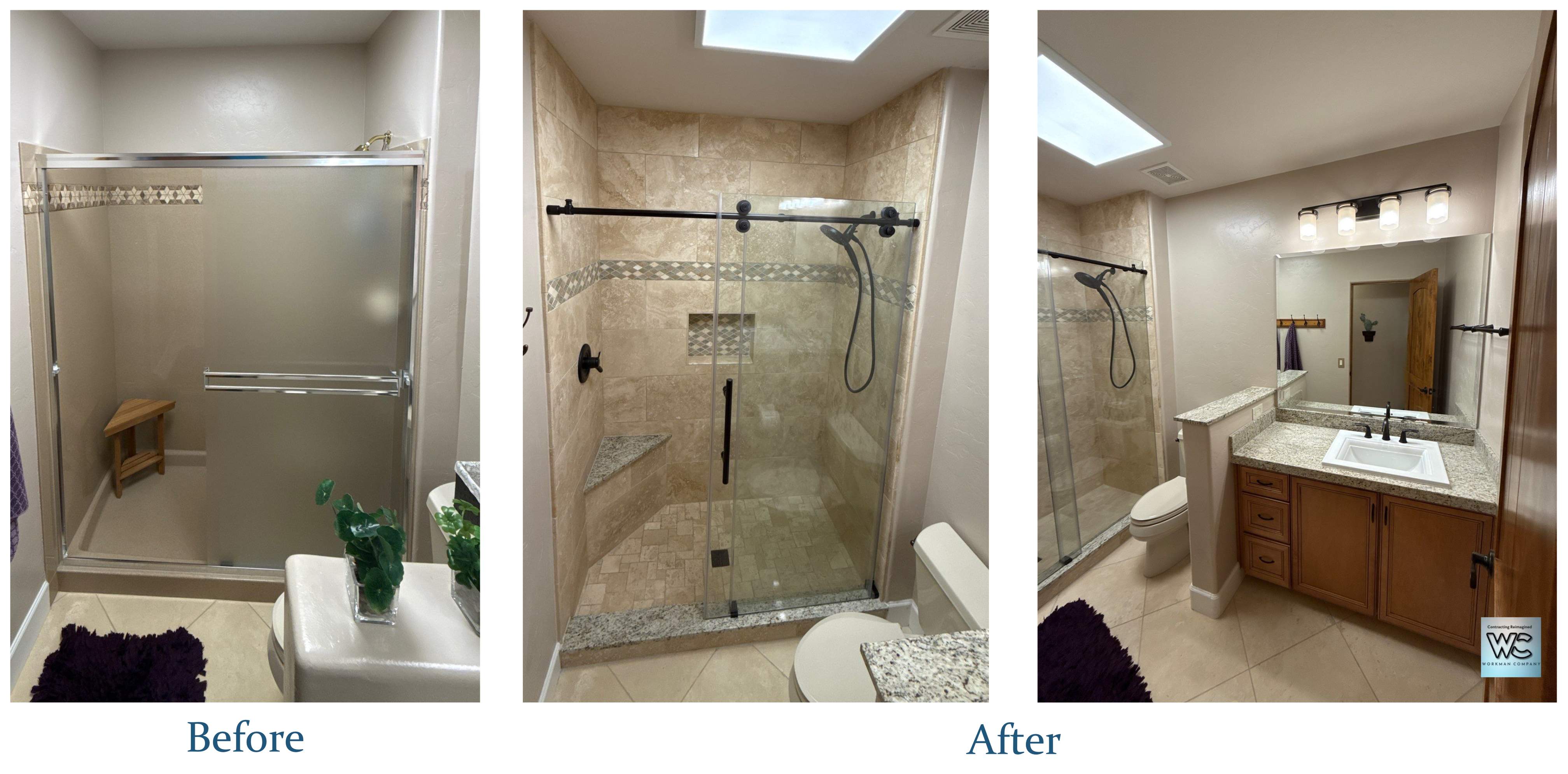 Pinnacle Ridge Bathroom Remodel by Workman Company LLC