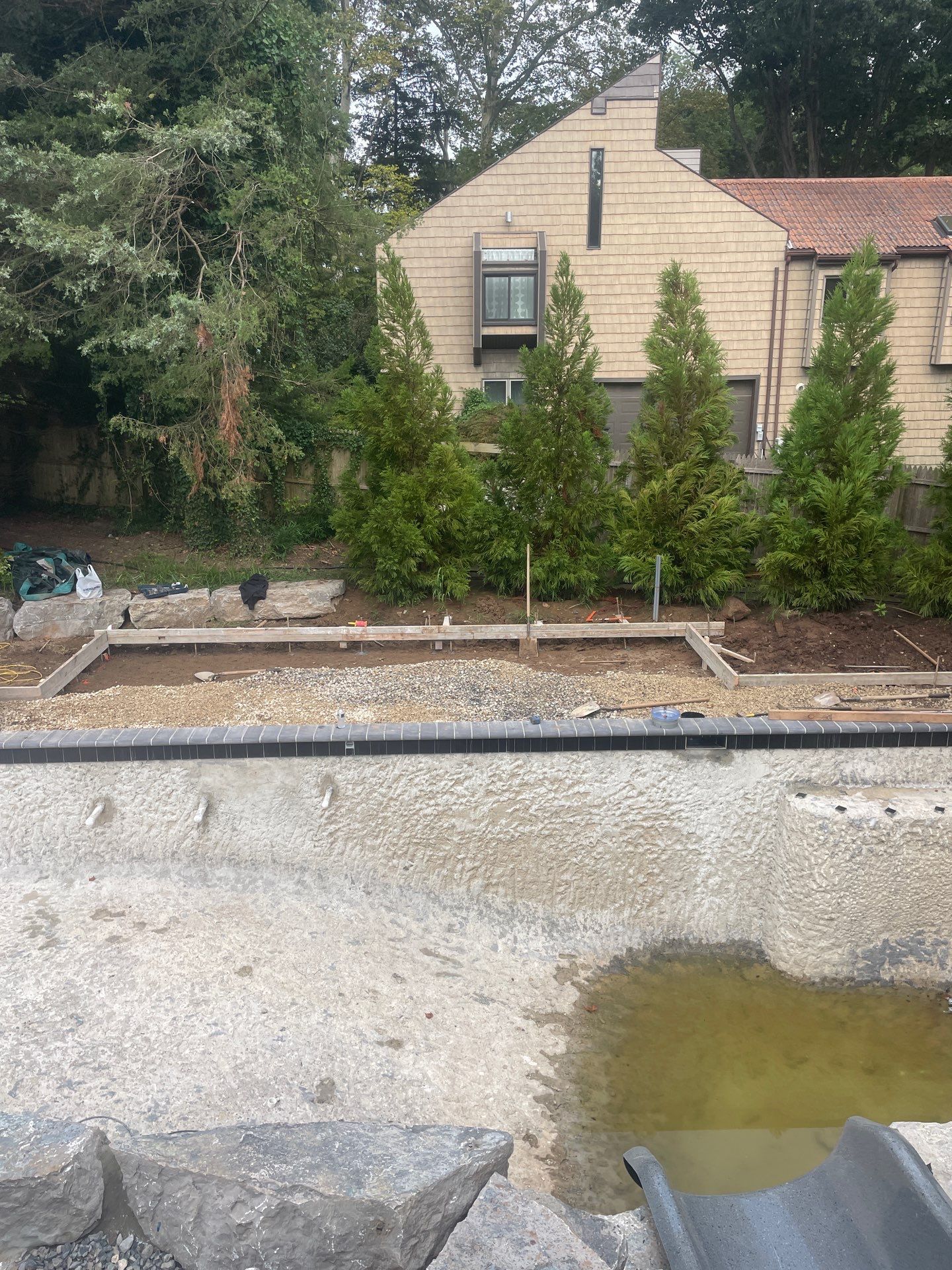 Pool Deck in Gladwyne Pa by Architectural Concrete Design